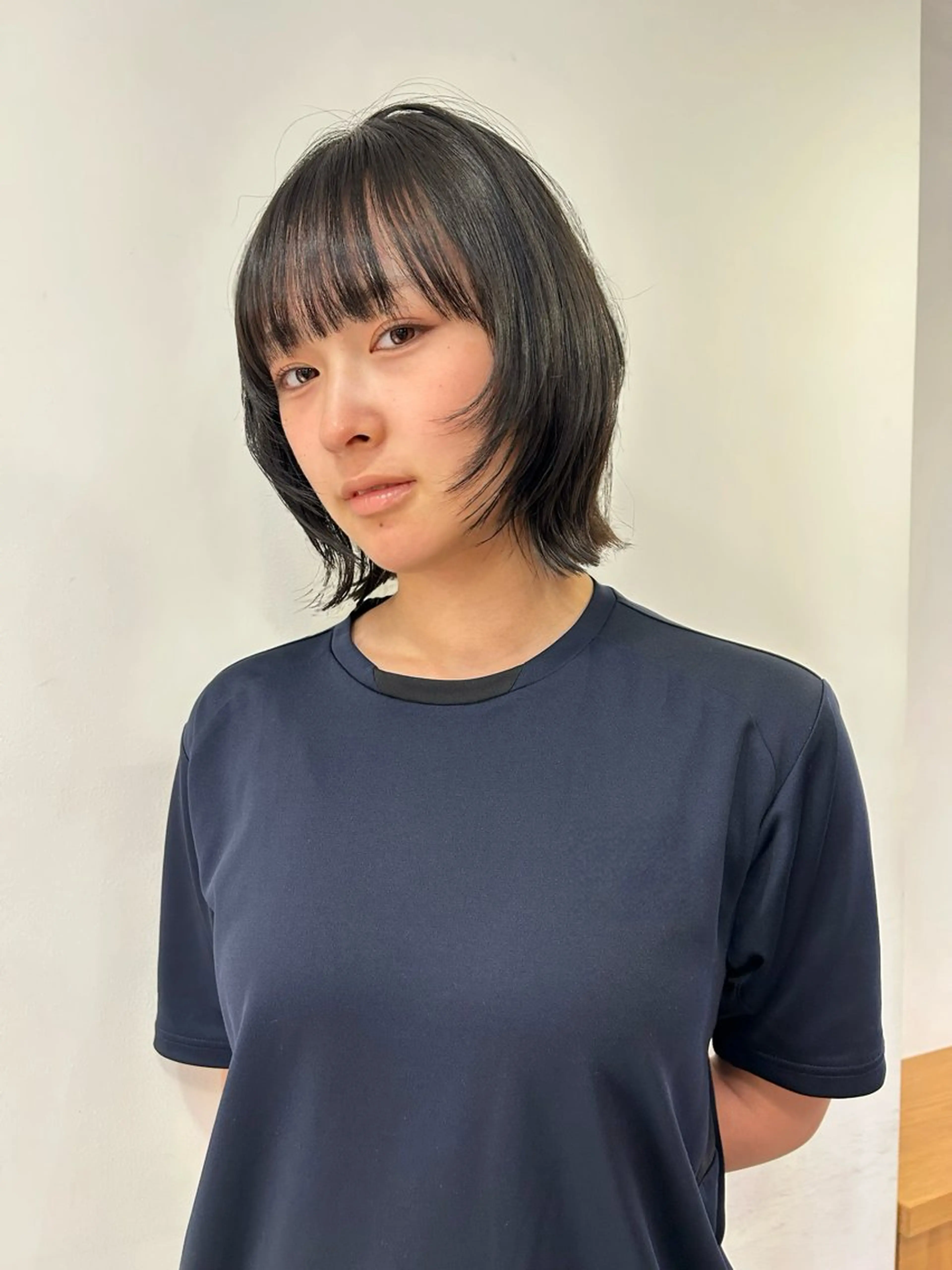 ショート ボブ 顔周りカット レイヤーカット sana🤍ボブ ベージュ🤍のヘアスタイル
