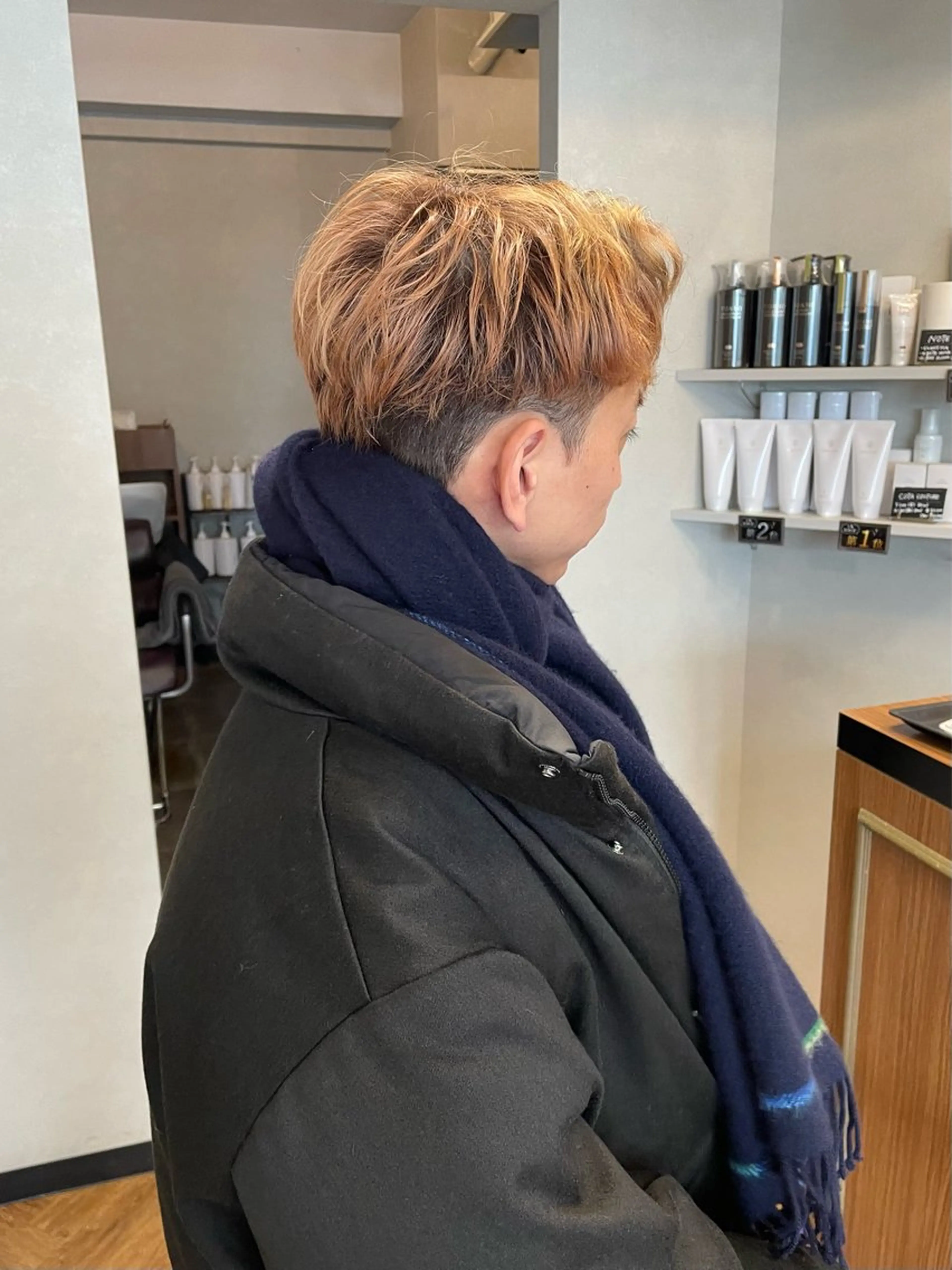 メンズ ツーブロック カット yukiho / 梅田美容室/レイヤーのヘアスタイル