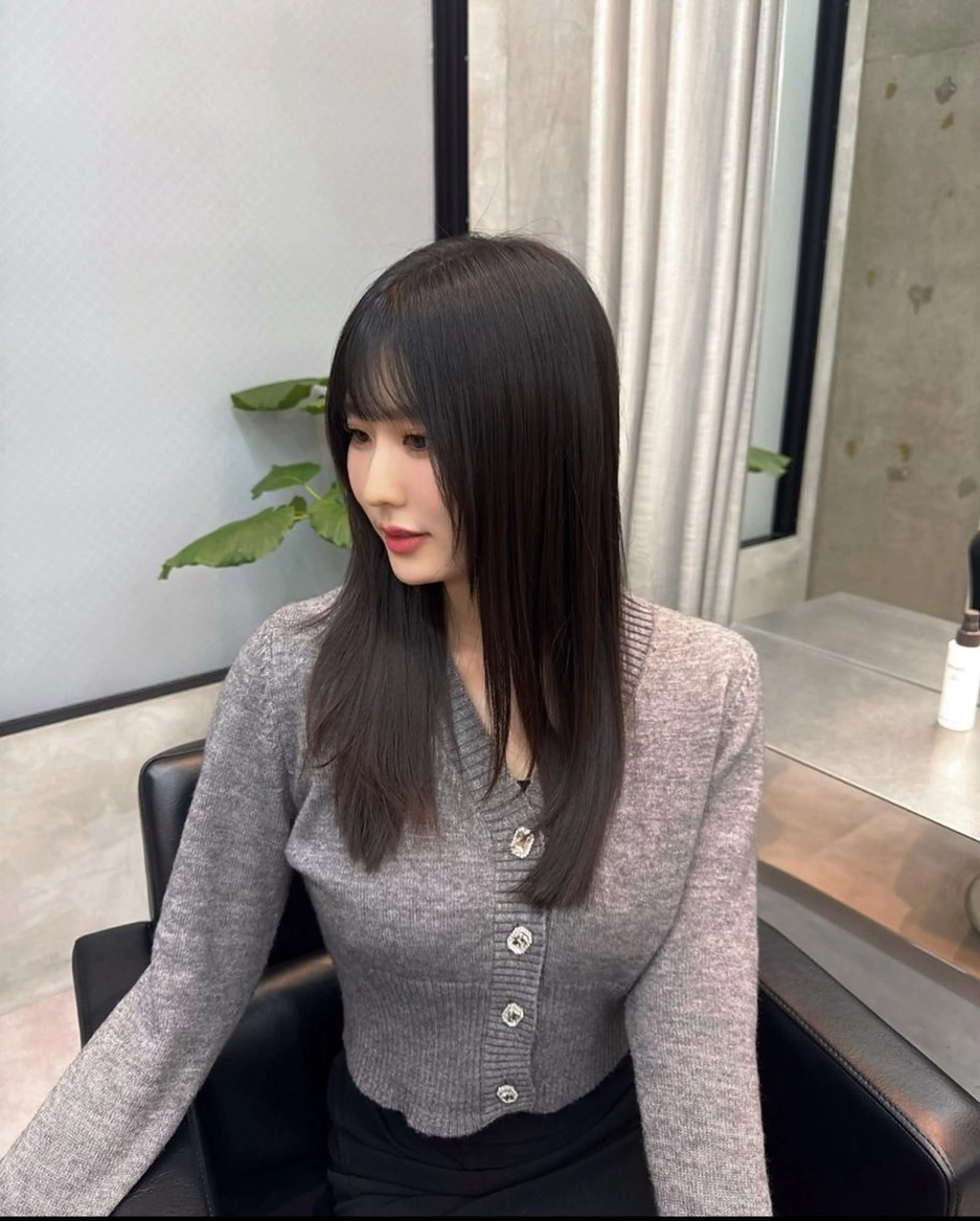 セミロング 美髪縮毛矯正/ 髪質改善 RYOTAのヘアスタイル