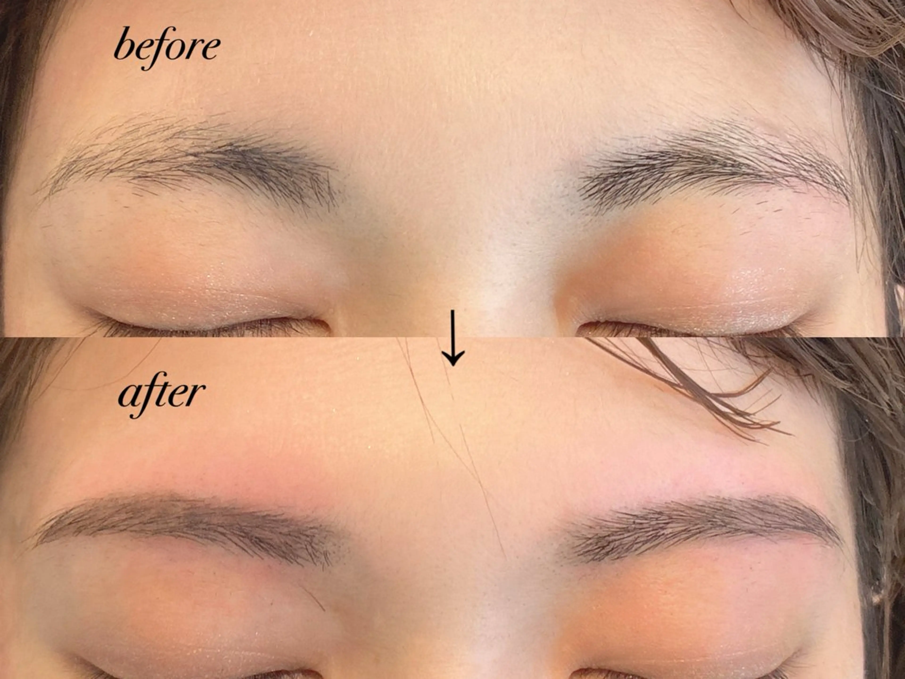 アイブロウ ワックス脱毛 Genesis 山科店のマツエク・マツパデザイン