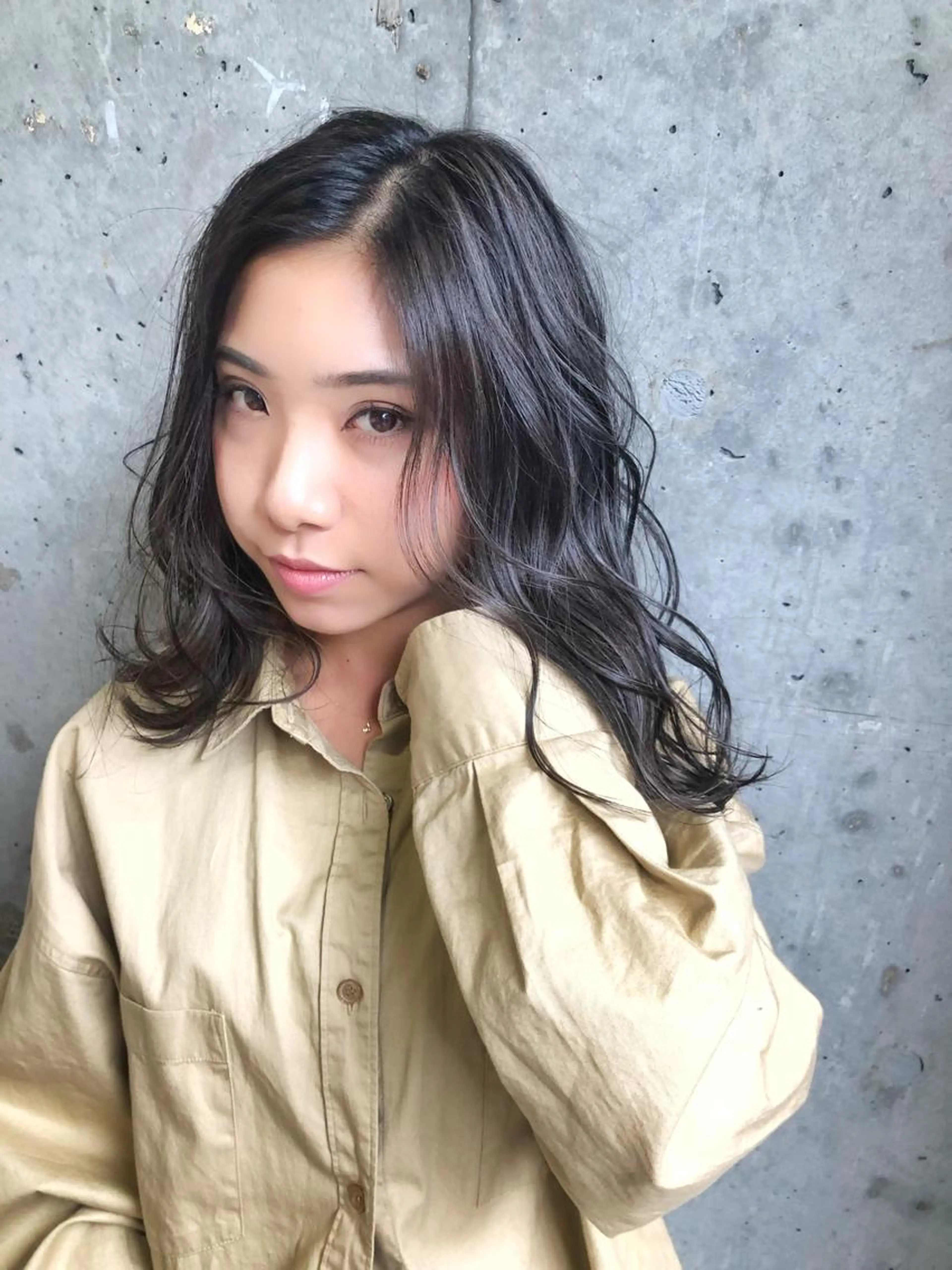 【全員クーポン⭐】オリジナル似合わせカット&外人風透明感カラー&ヒアロフッ素トリートメント〈立川/八王子/昭島〉の写真