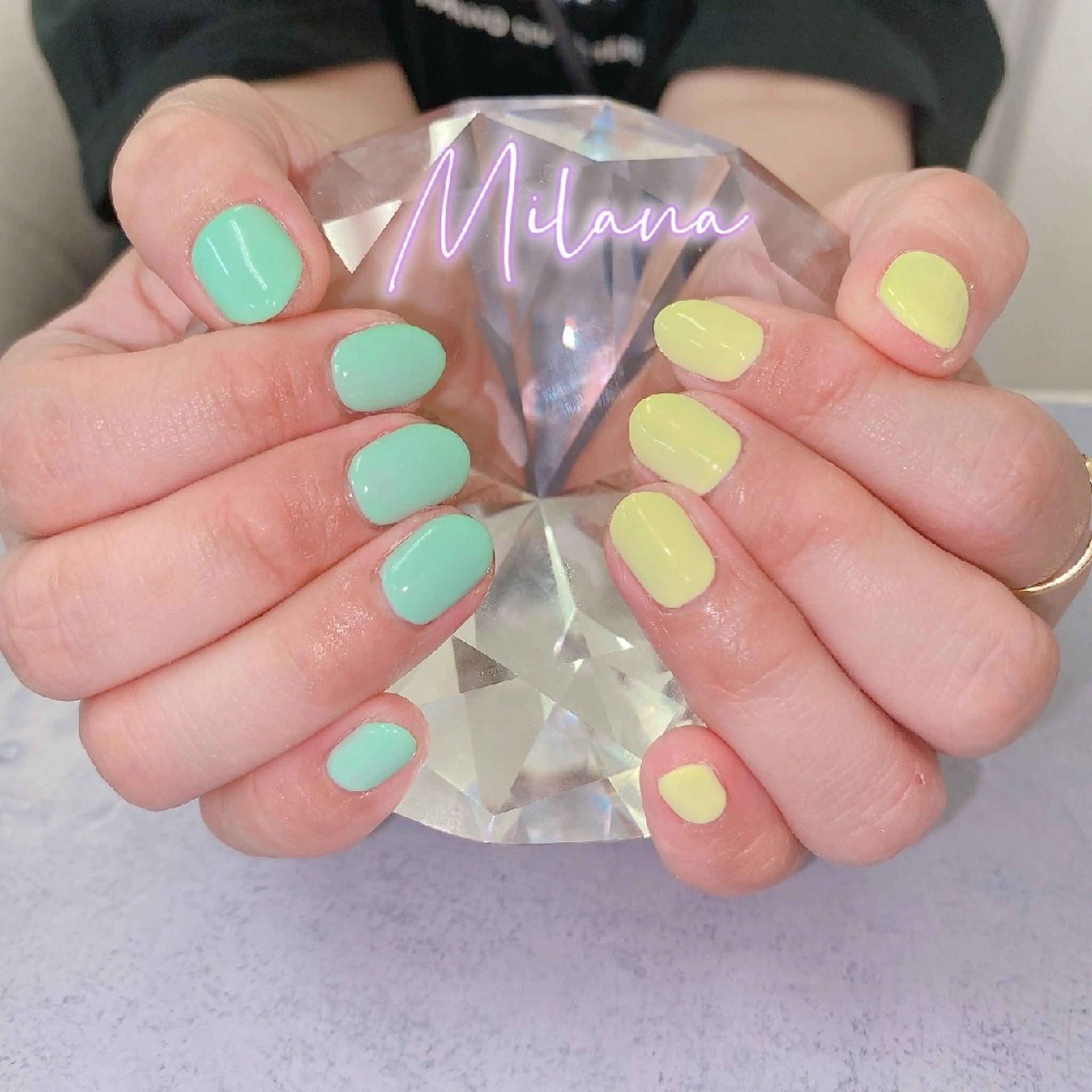 ネイル ワンカラーネイル Milana 川瀬のネイルデザイン