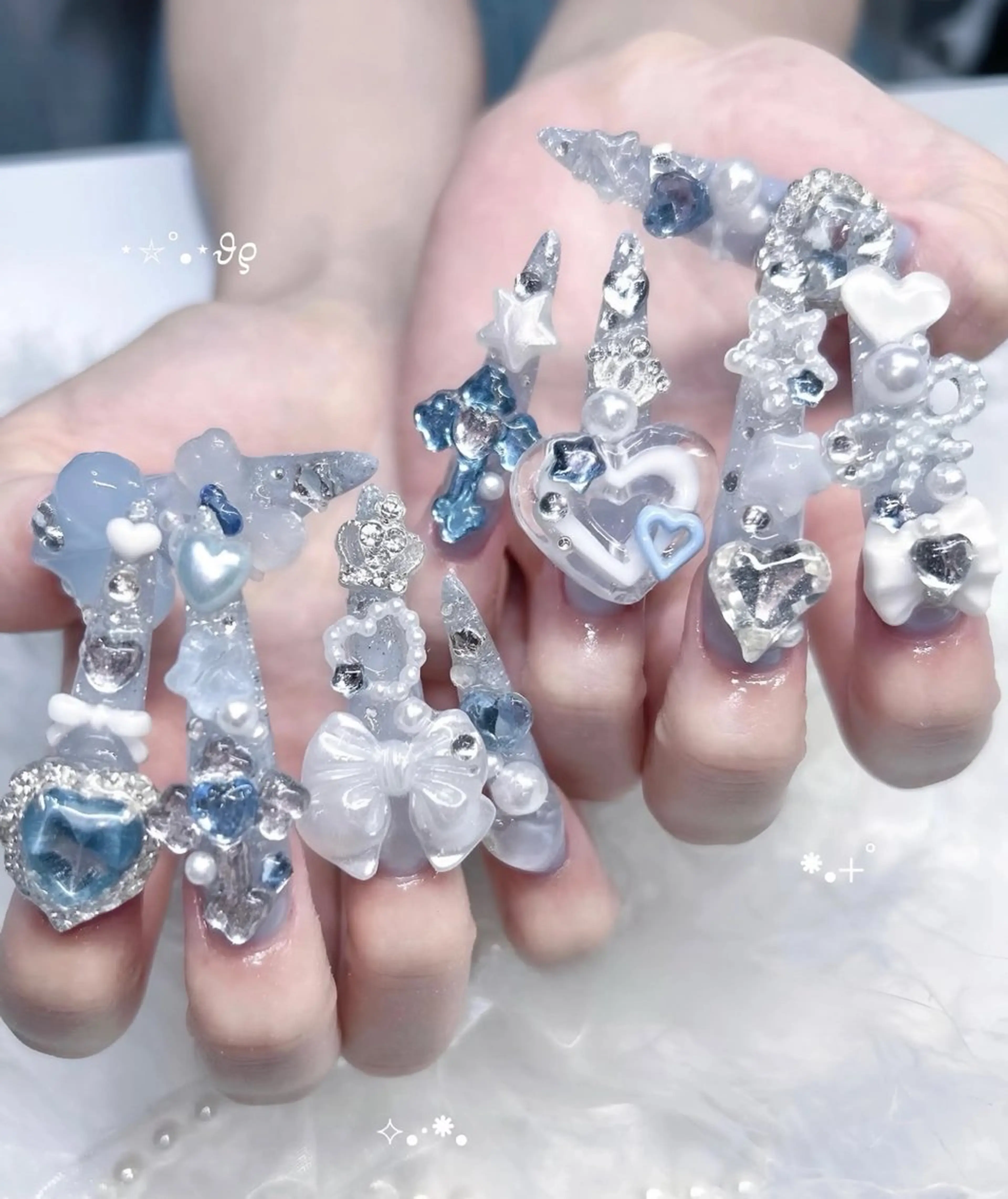 ネイル 長さ出し Mi nailsのネイルデザイン