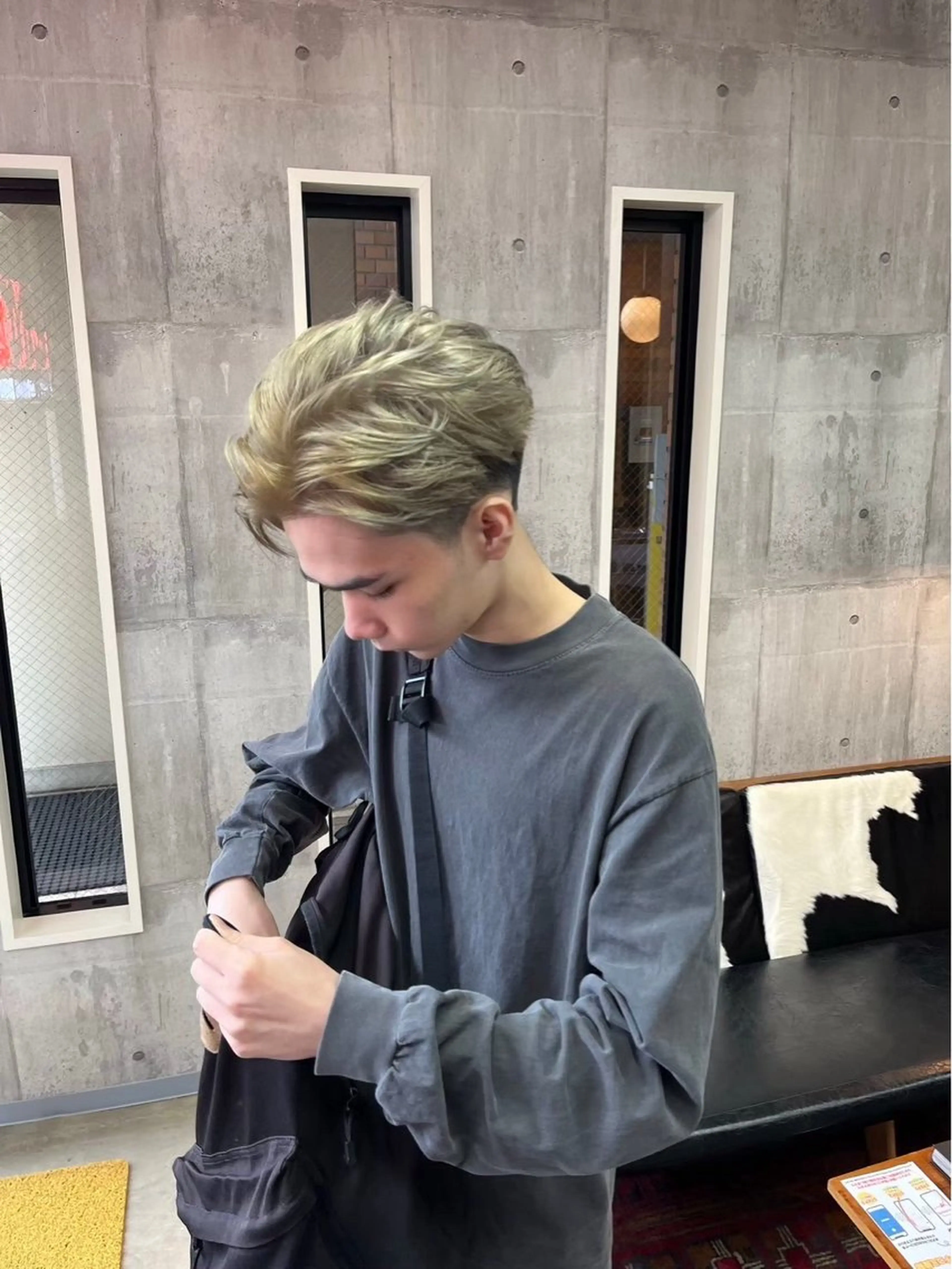 メンズ そら୨୧˖men's /デザインカラーのヘアスタイル