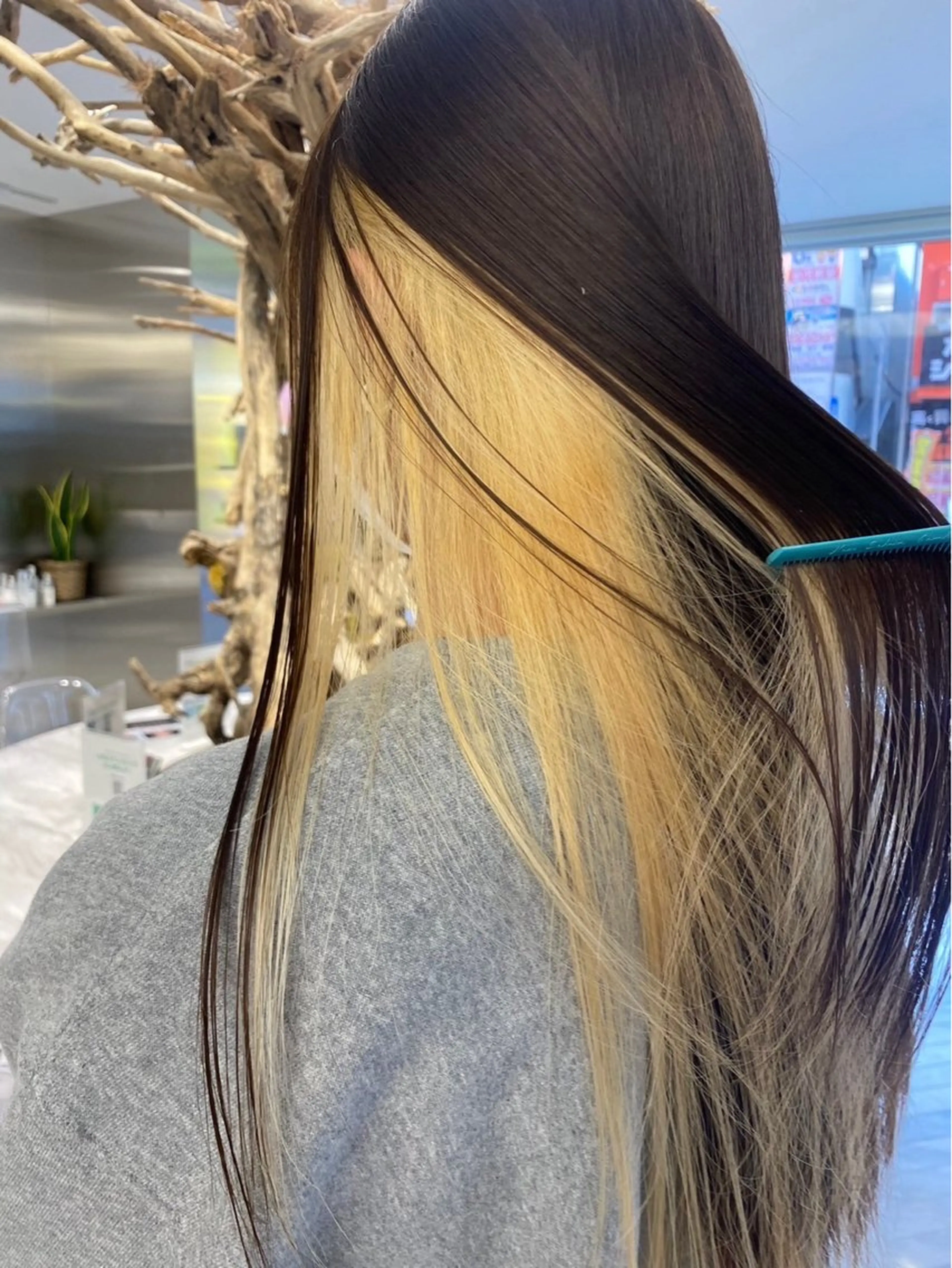 ミディアム カラー インナーカラー 似合わせ SHOYAのヘアスタイル