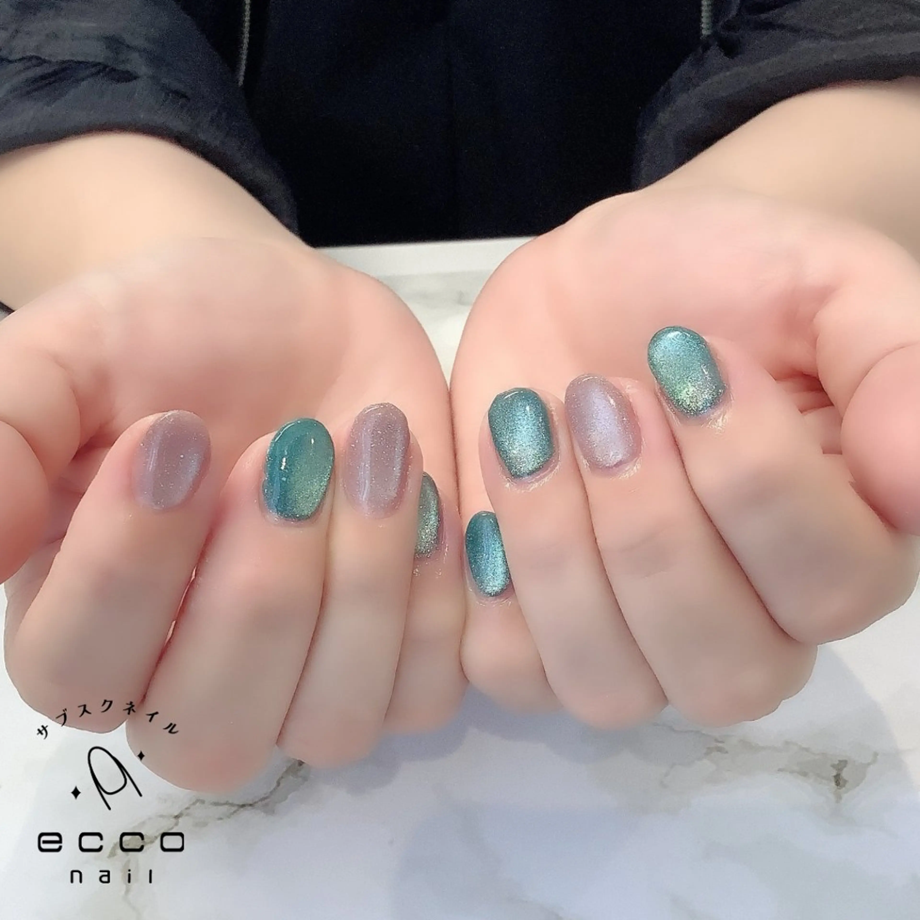 ネイル ハンドネイル eccoネイル千早 Nanakoのネイルデザイン