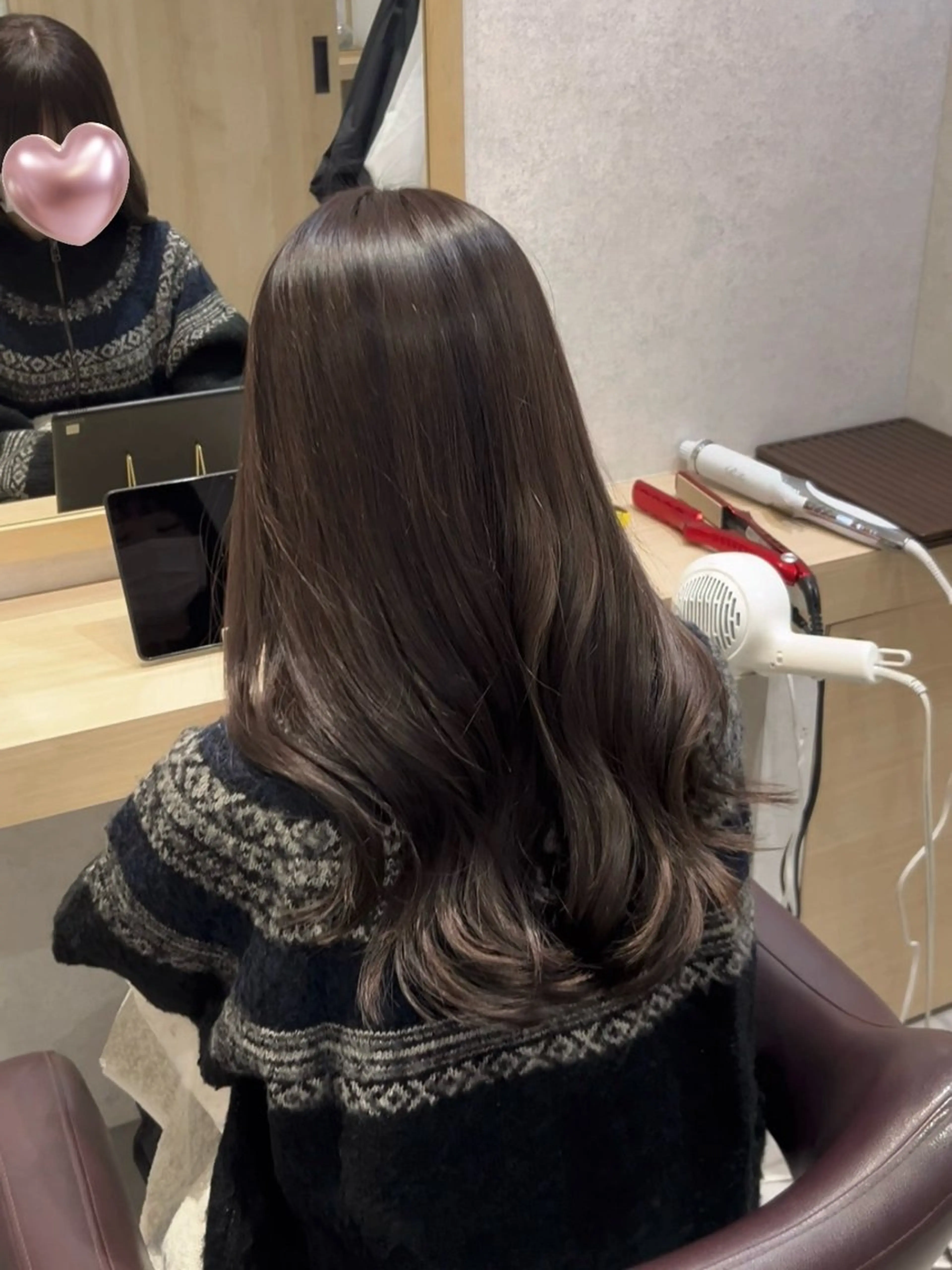 ロング カラー カット ヘアカラー トリートメント Marin🐩 /髪質改善 カラーのヘアスタイル