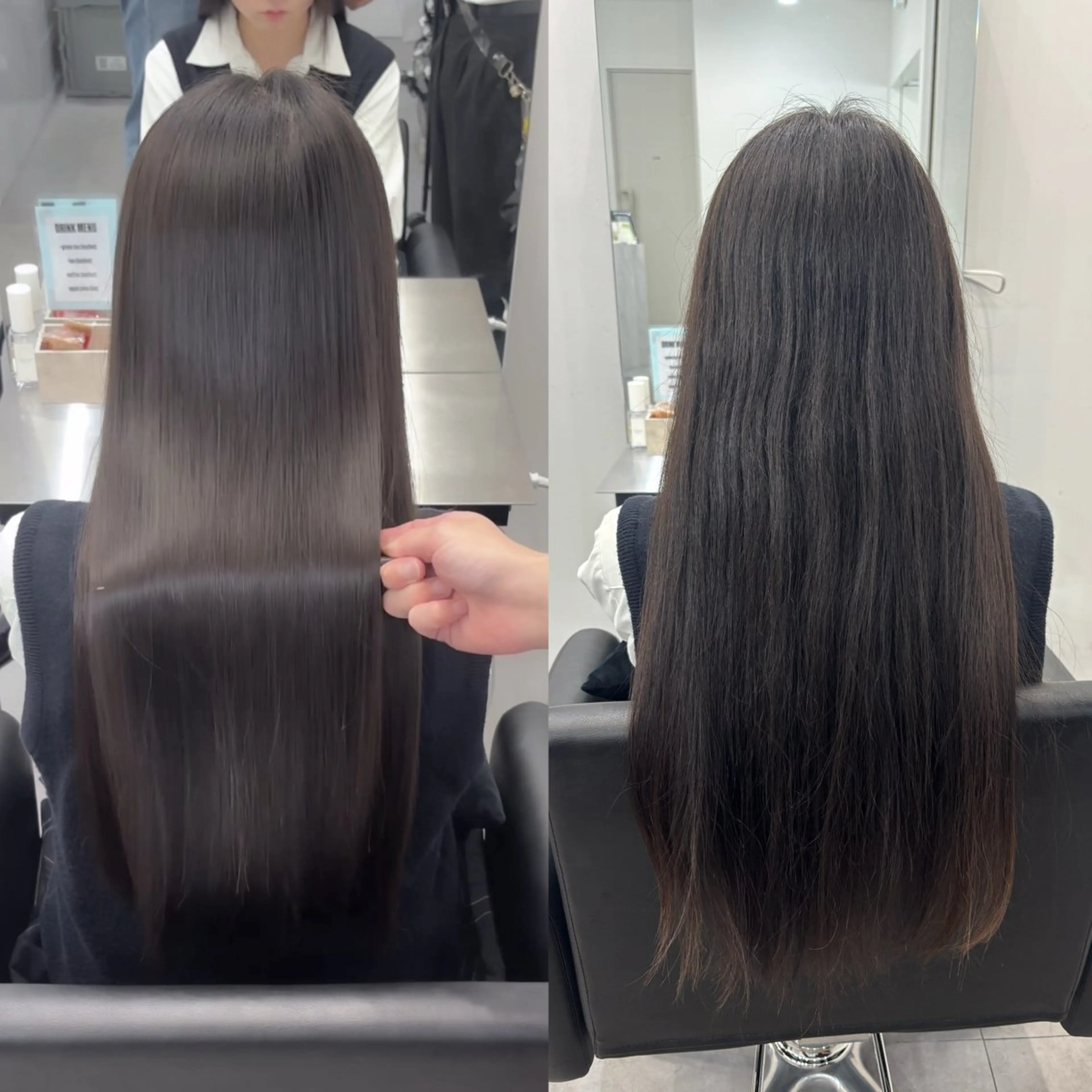 ロング 梅田髪質改善 韓国カット/星野綾哉のヘアスタイル