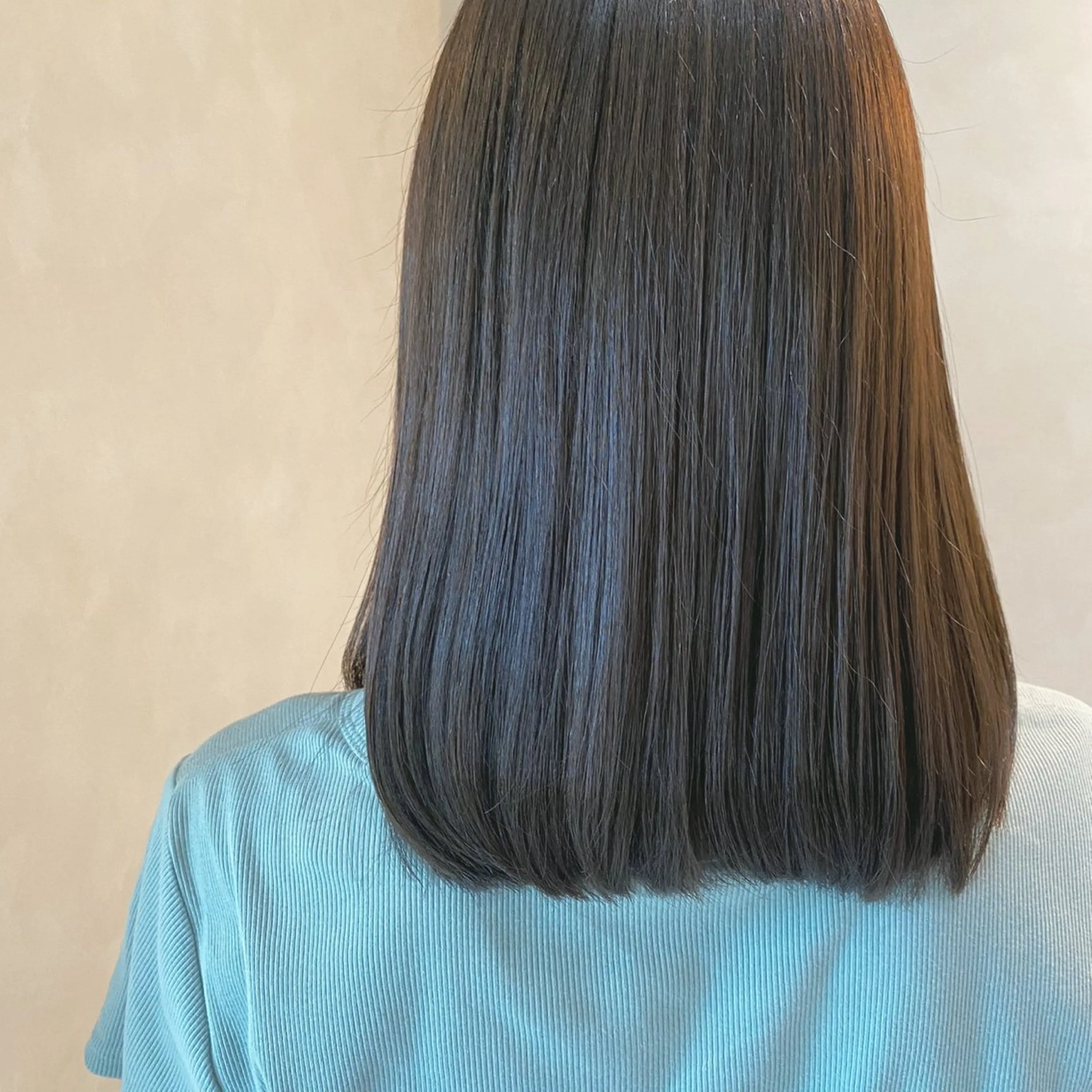 ロング カラー ヘアカラー トリートメント 羽田 希のヘアスタイル