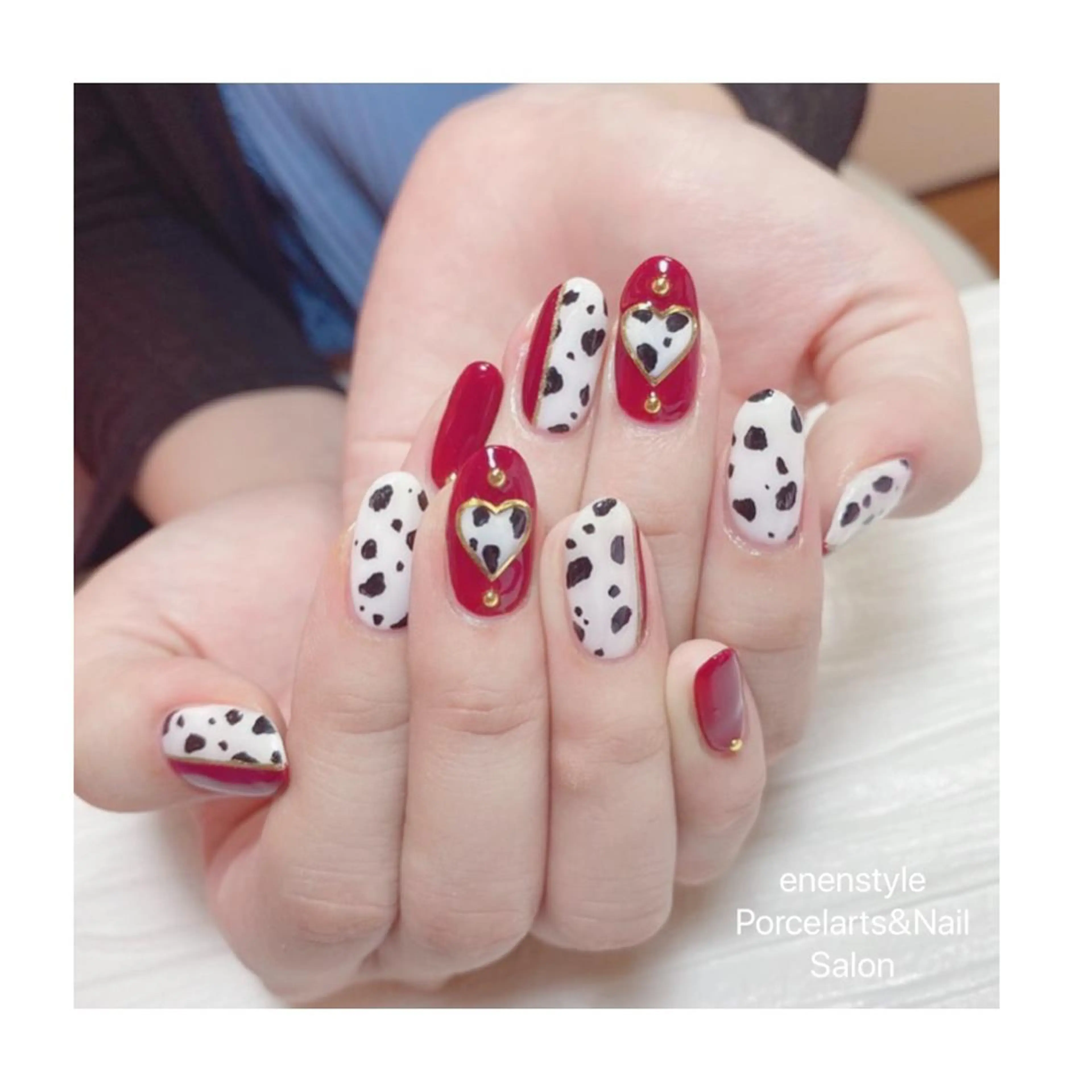 ミディアム ハンドネイル 👑enen style👑のネイルデザイン