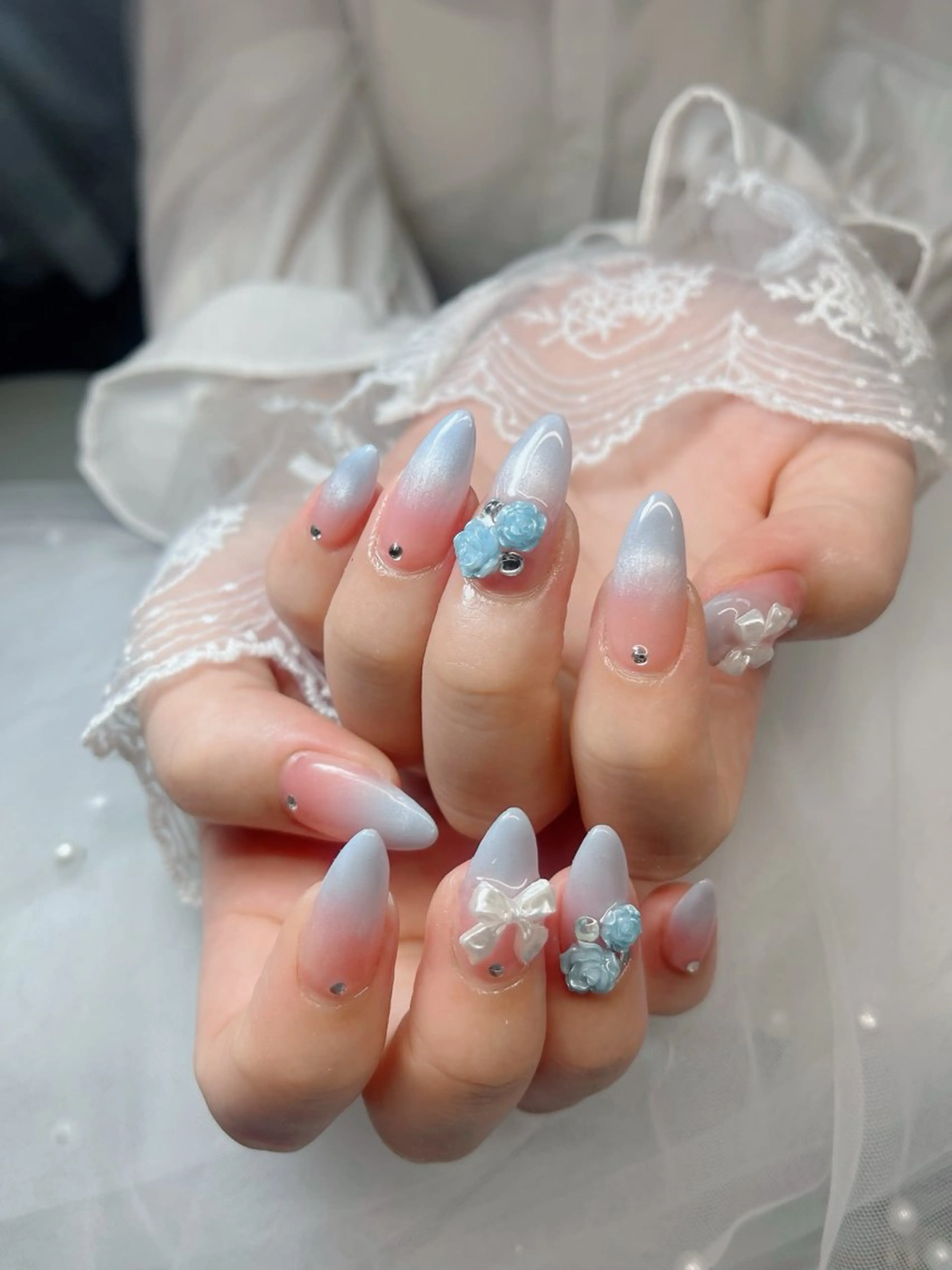 ネイル ハイネイル 自宅サロンのネイルデザイン