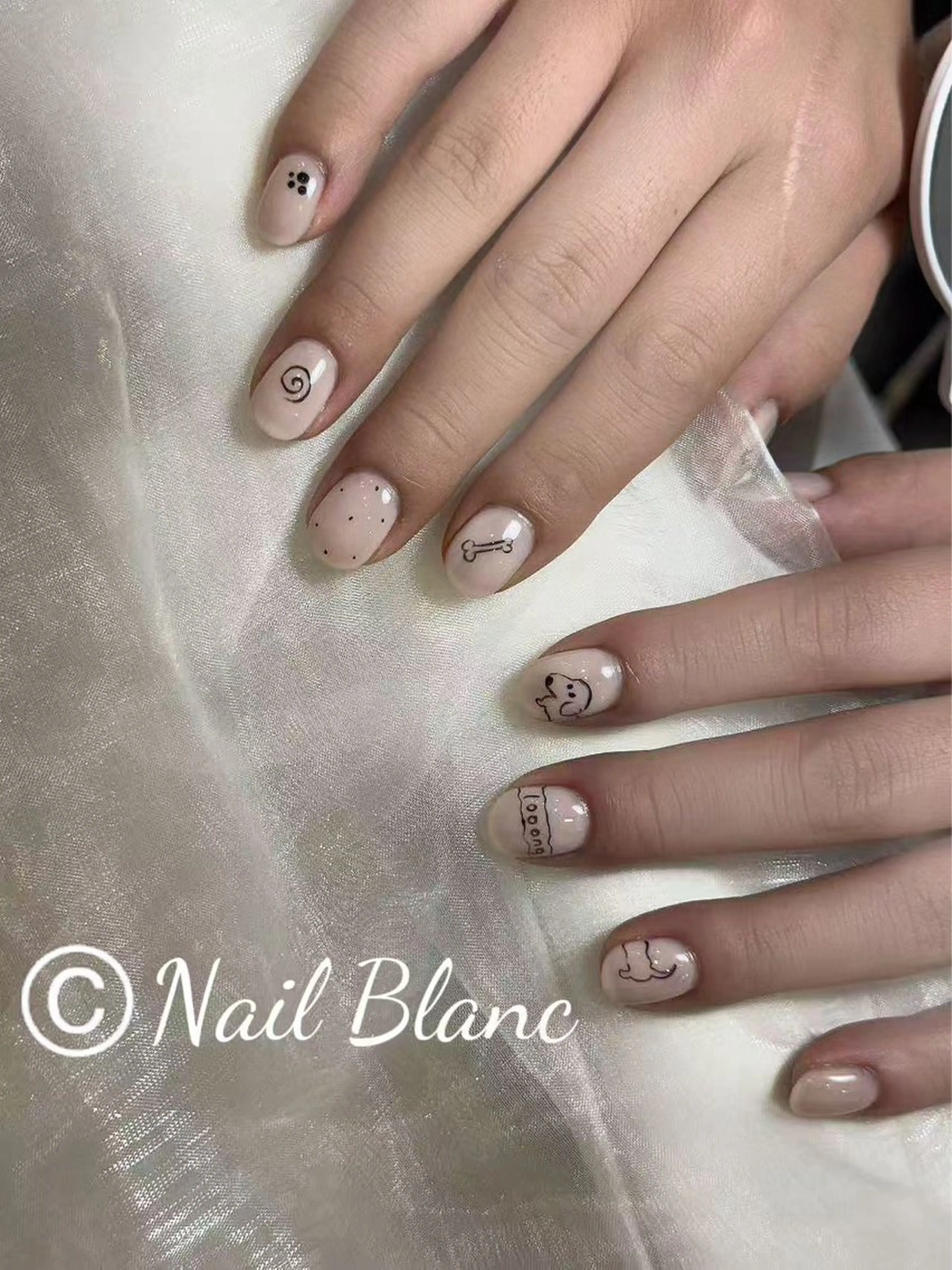 ネイル ハンドネイル NailBlanc みきのネイルデザイン