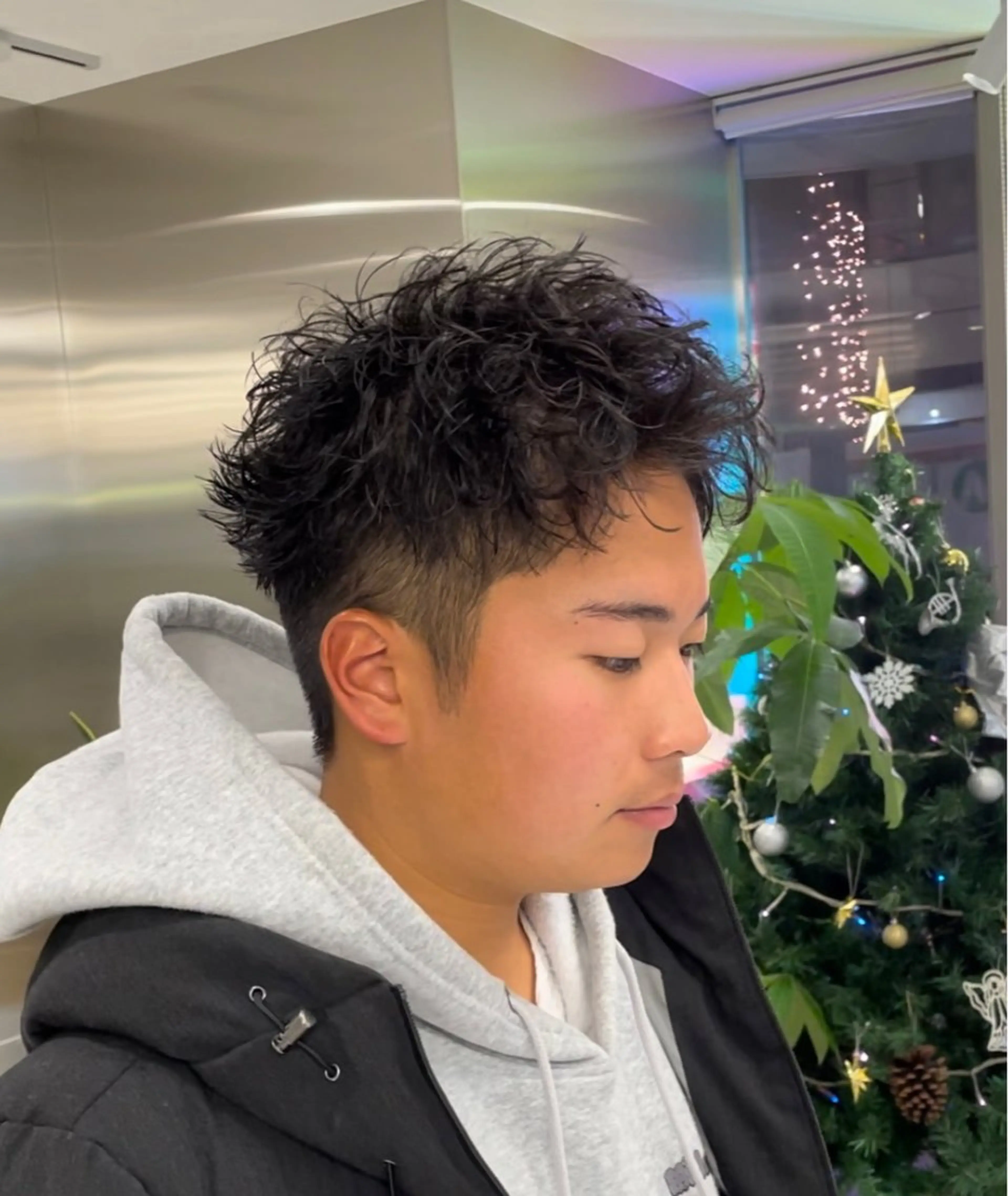 ショート パーマ メンズ カット パーマ 【圧倒的センス】 まる/メンズカラーのヘアスタイル