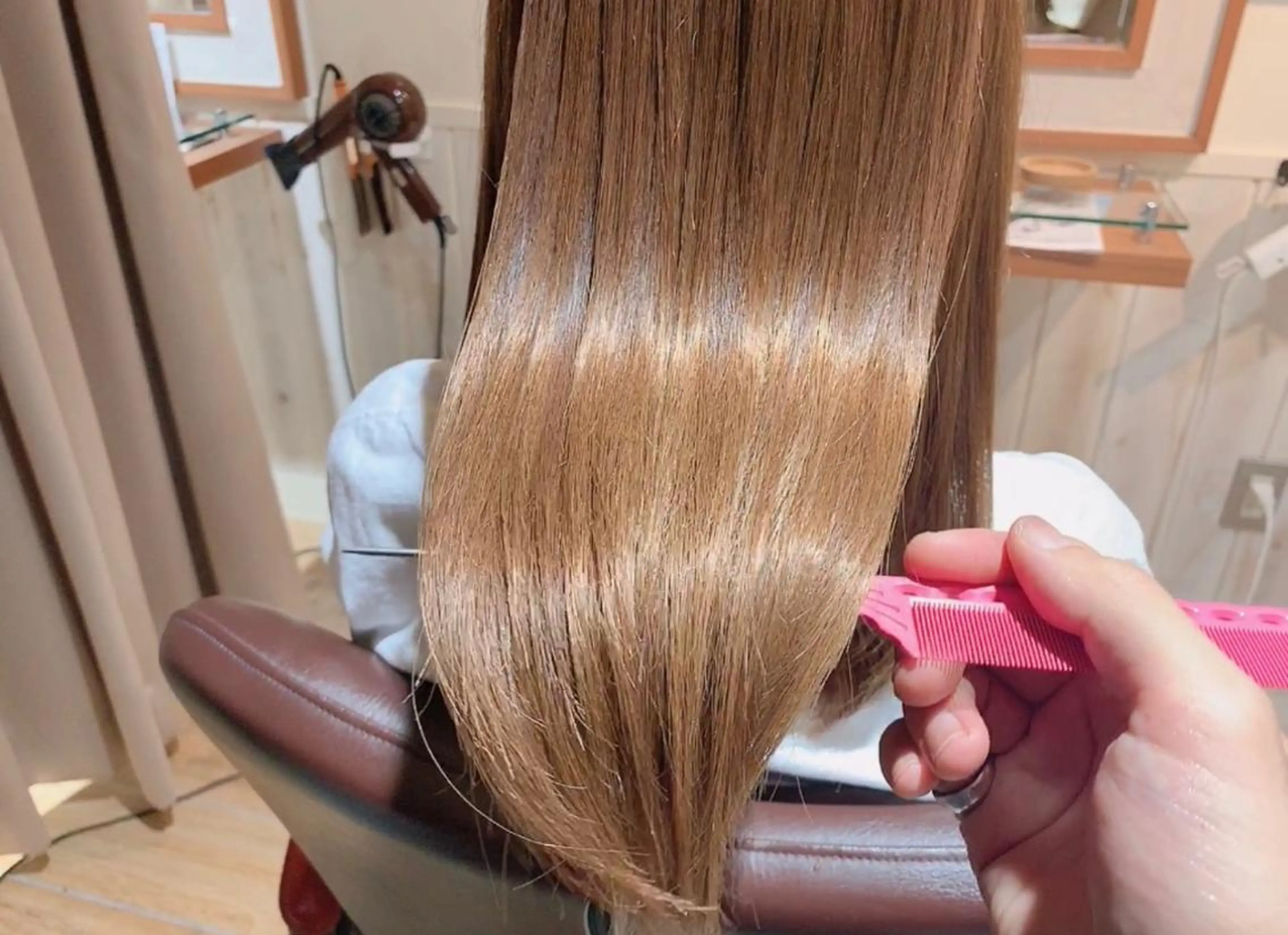 セミロング ボブ/美髪矯正 /佐藤　奈巳のヘアスタイル