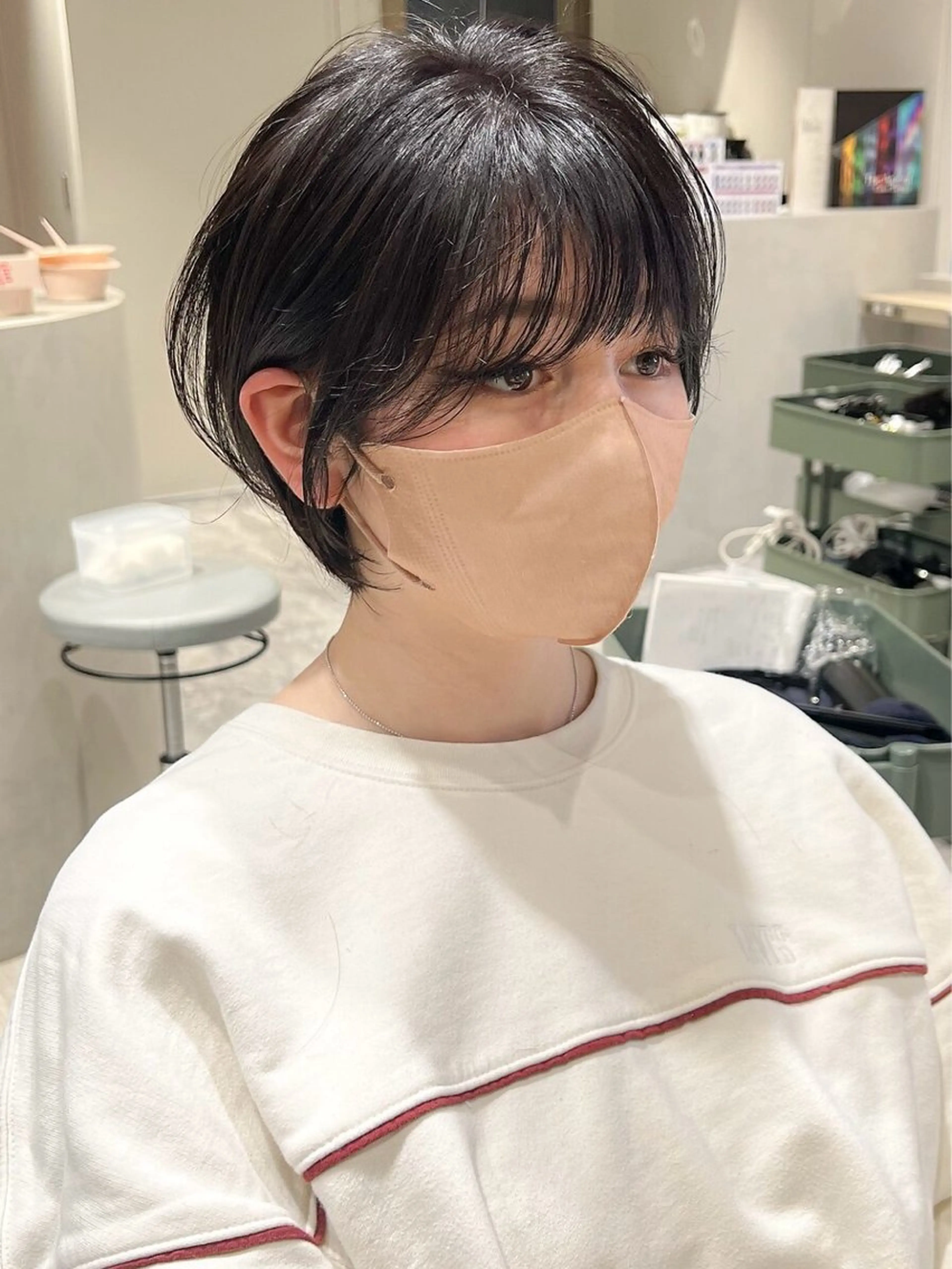 ショート ショートヘア LOVEST Rihoのヘアスタイル