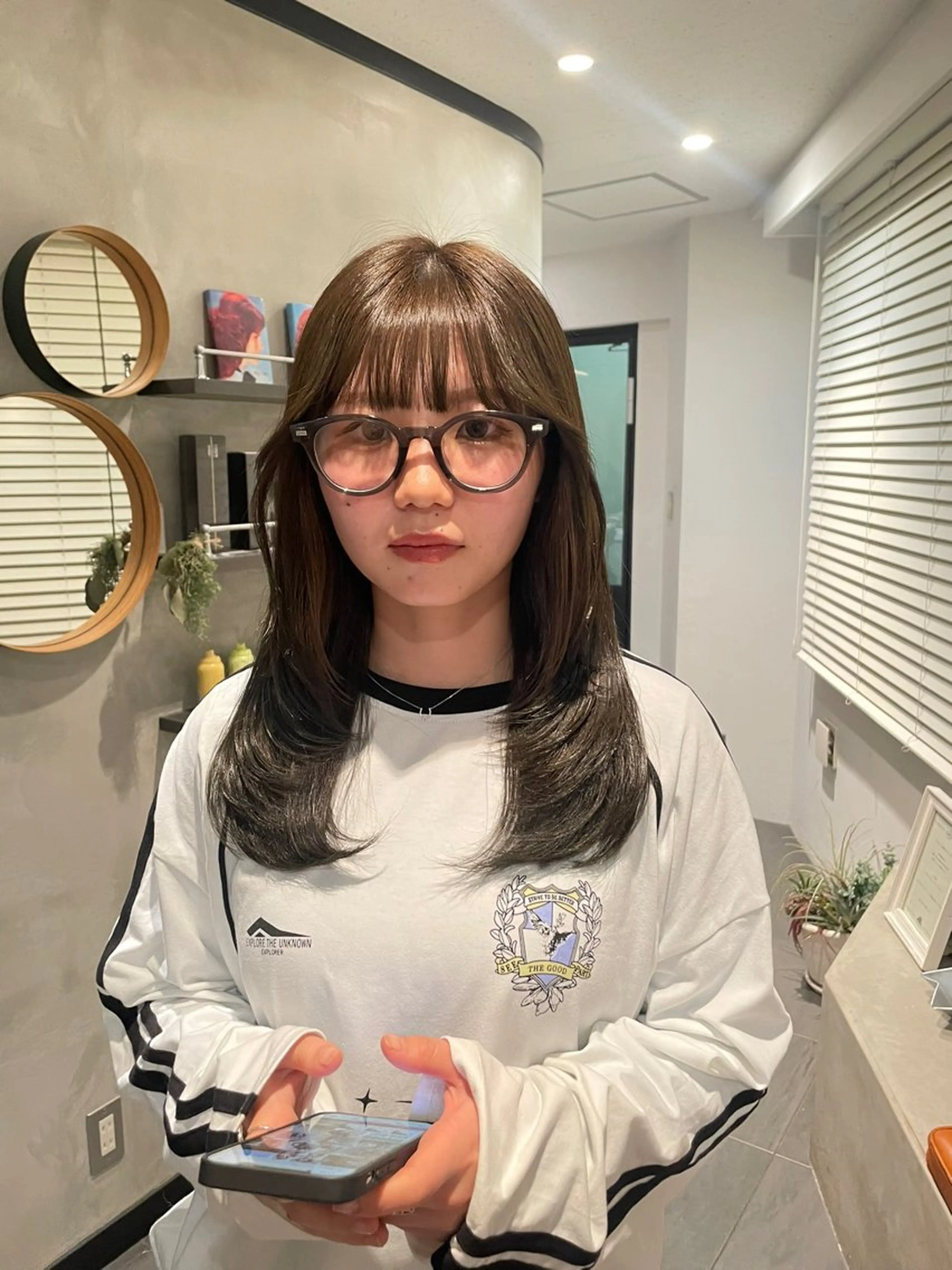 セミロング カラー カット ヘアカラー トリートメント 🍃透明感/デザイン 店長MASARU🍃のヘアスタイル