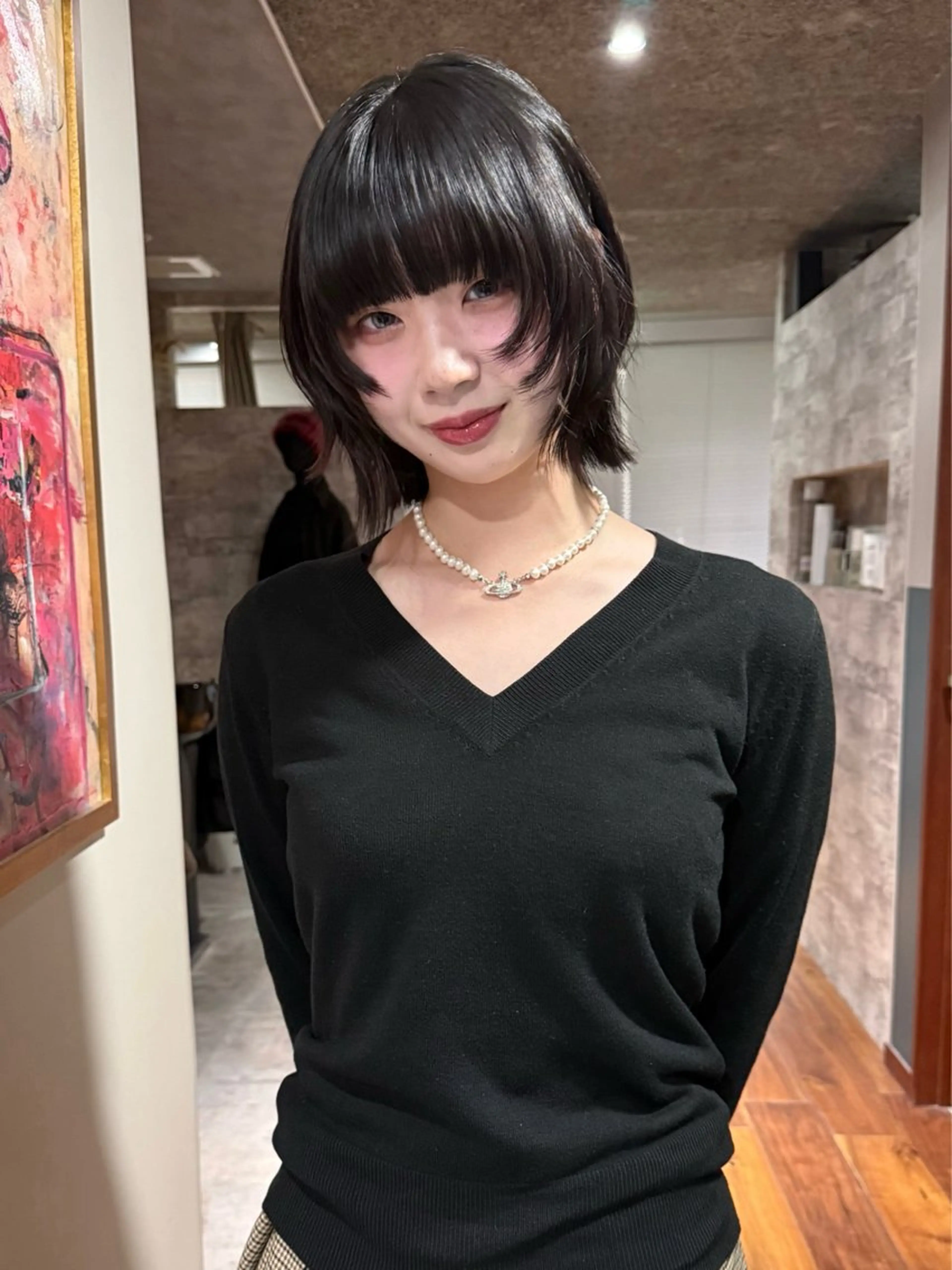 ショート カラー 似合わせカット カット トリートメント mai / linoah˚✧のヘアスタイル