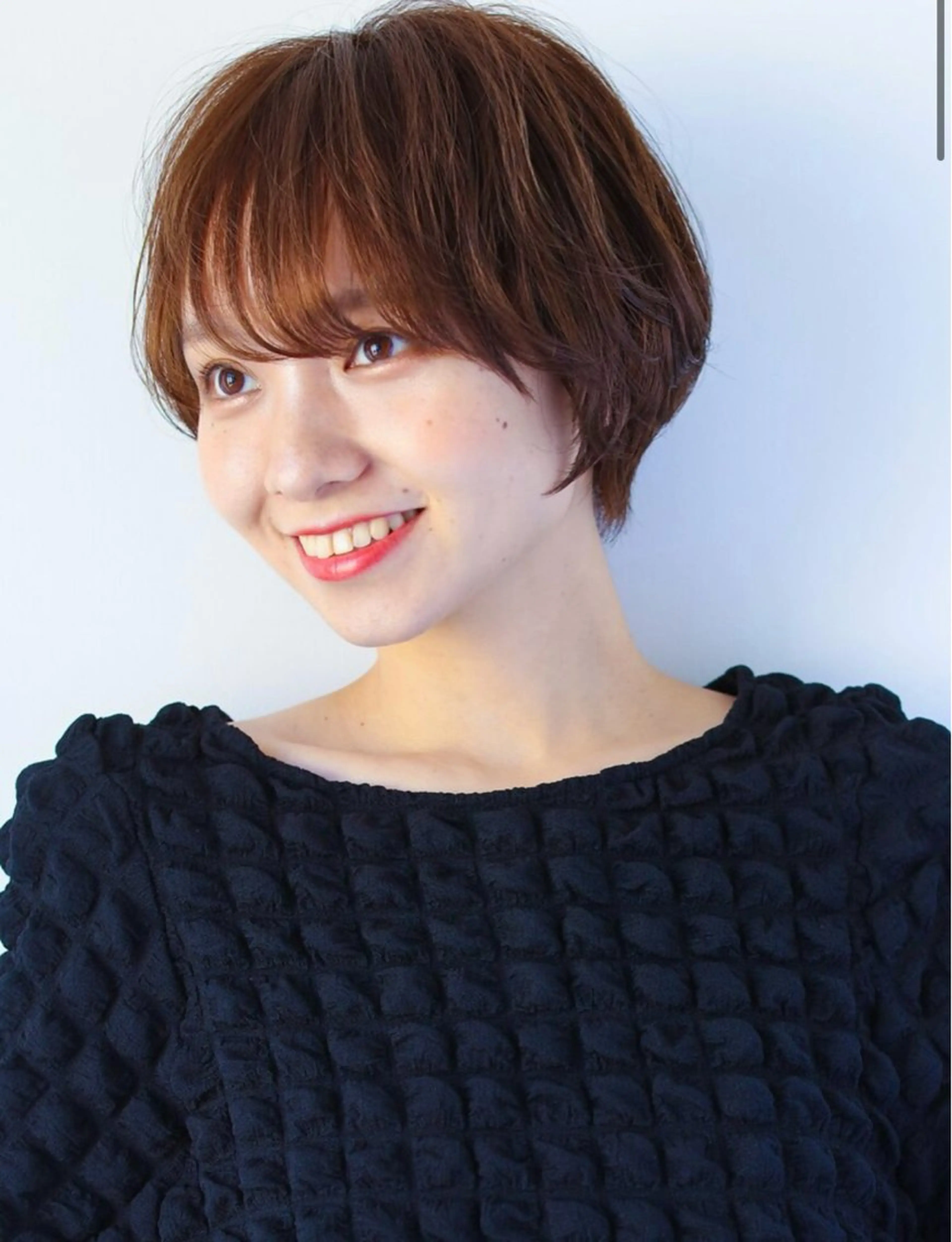 ショート カラー ヘアアレンジ 似合わせカットカラー 💎モエのヘアスタイル