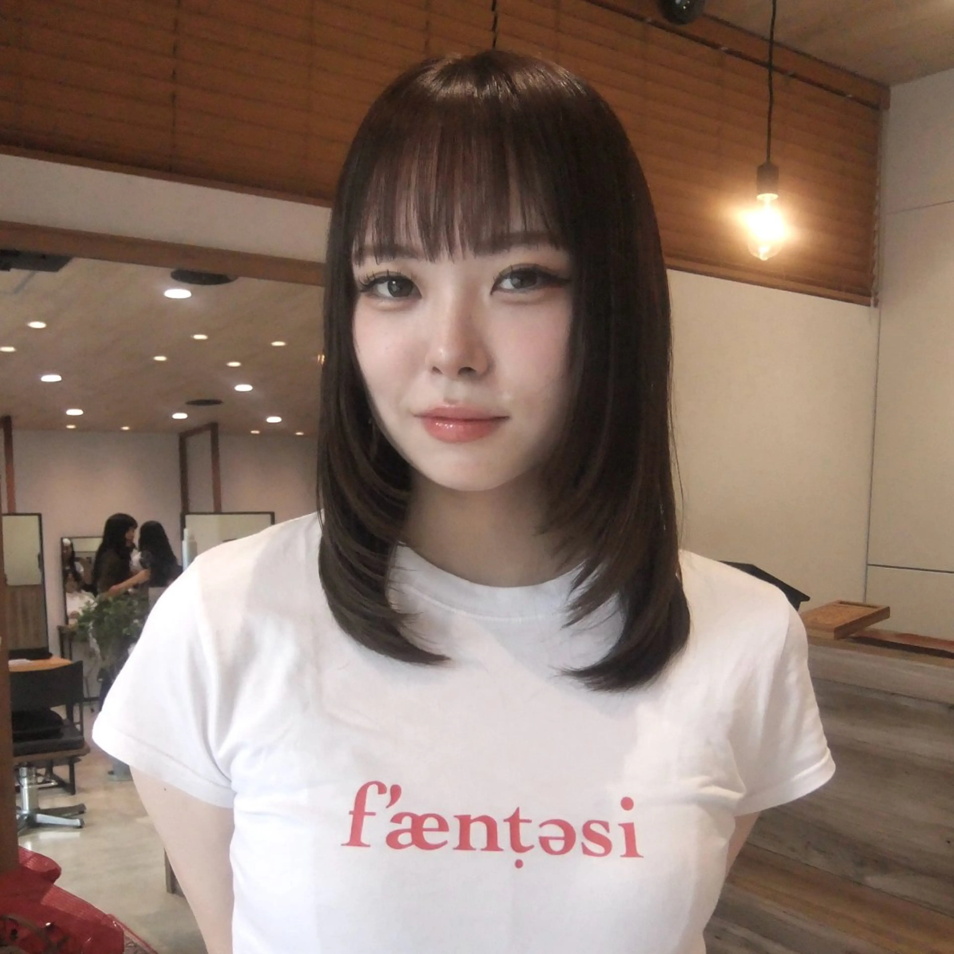 ミディアム カット レイヤー/似合わせ/ yuan⟡.·のヘアスタイル