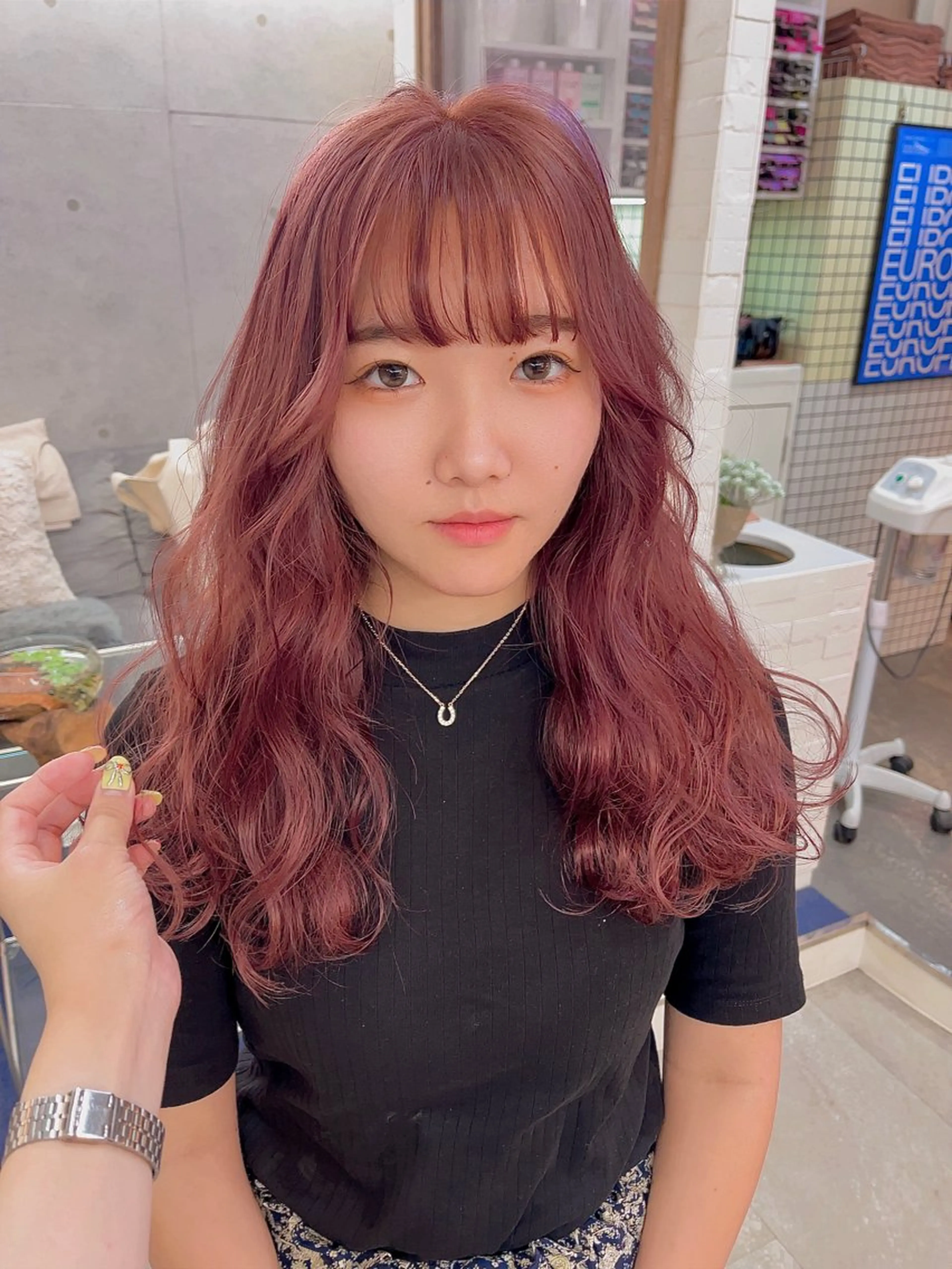 ロング カラー カット ヘアカラー トリートメント MIES amane(アマネ)のヘアスタイル