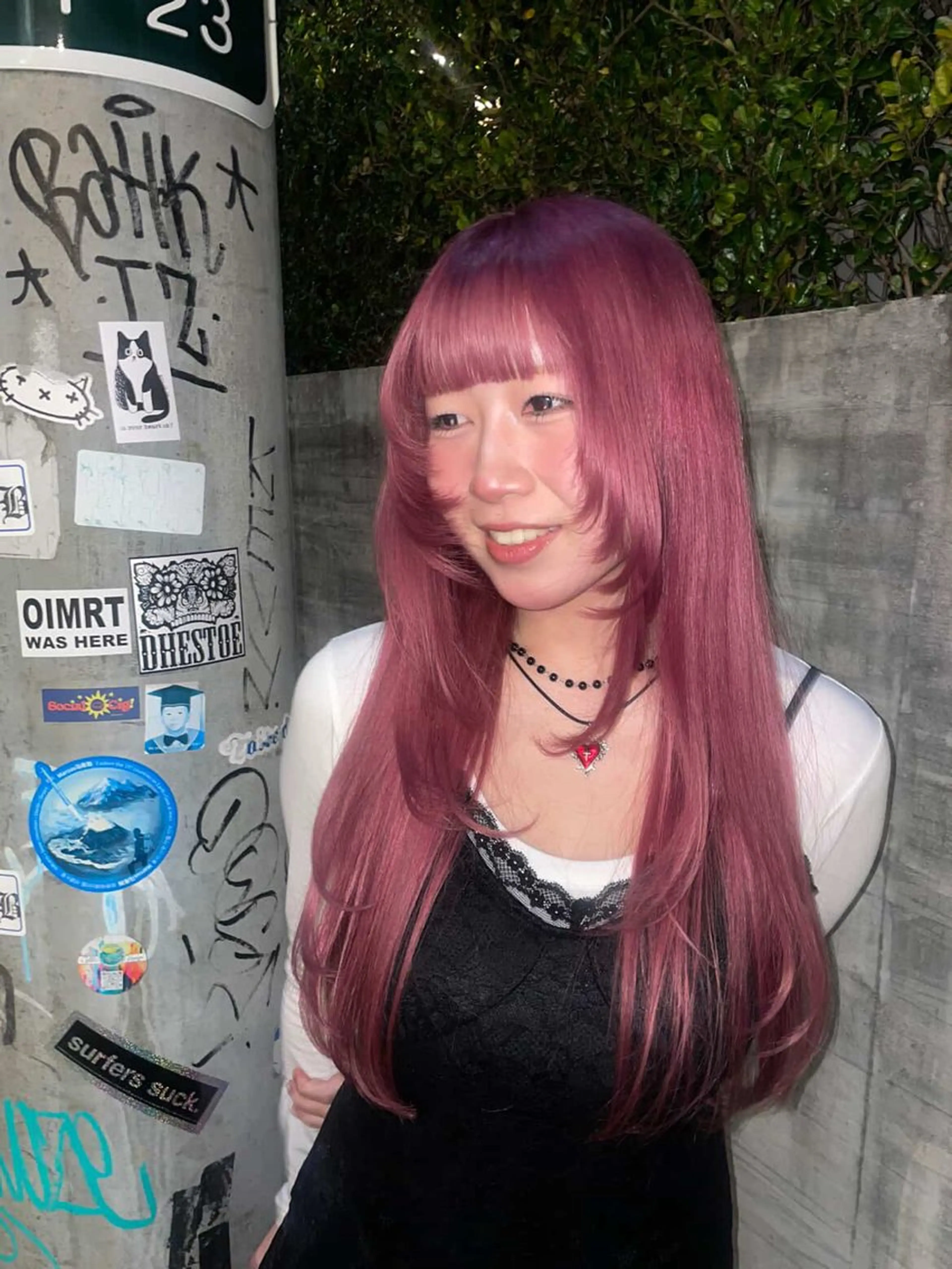 ロング カラー カット ヘアカラー ルカ/透明感 ×レイヤーのヘアスタイル