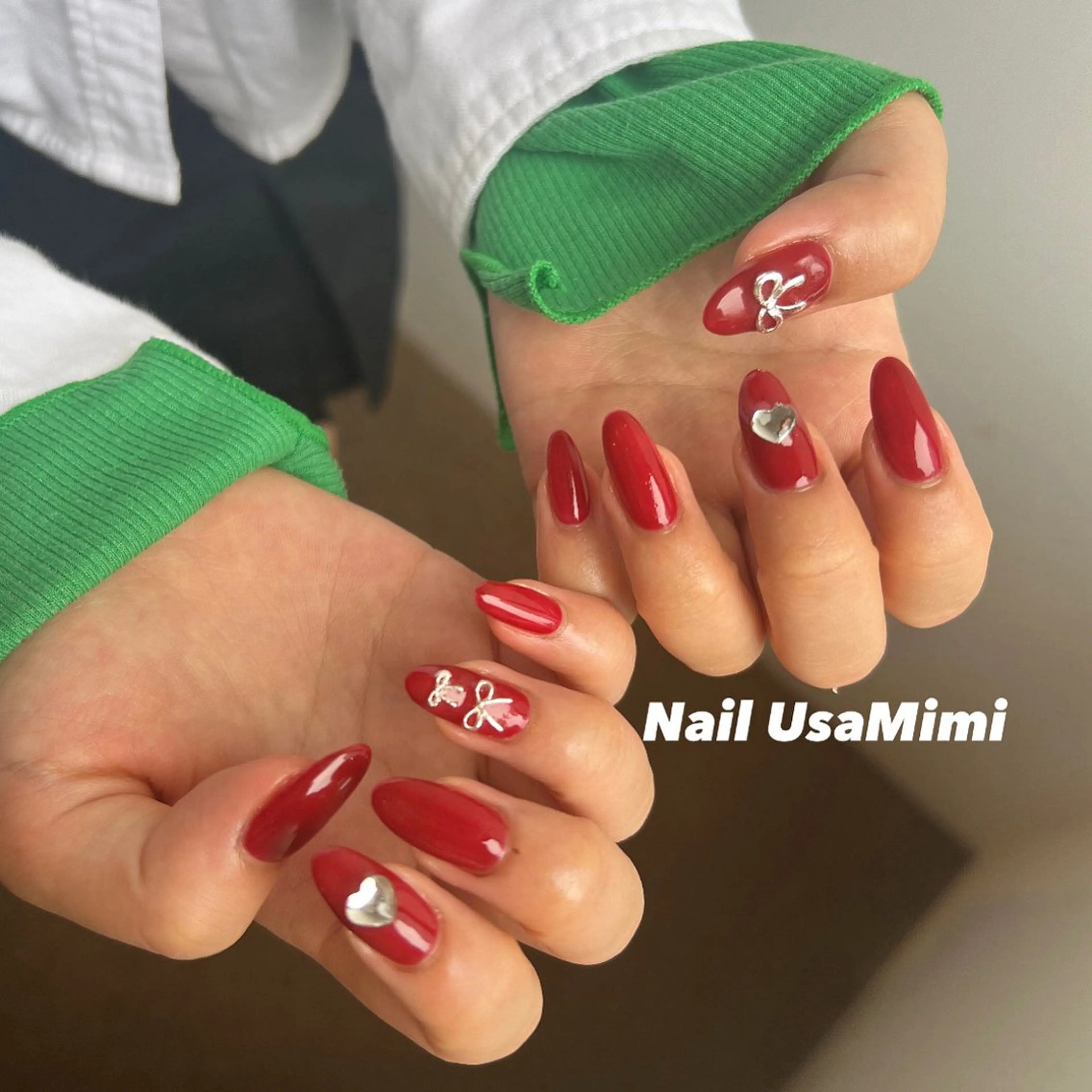 ネイル ジェルネイル 韓国ネイル マグネットネイル 持ち込み ワンカラーネイル 本町NailUsa Mimi RIKOのネイルデザイン