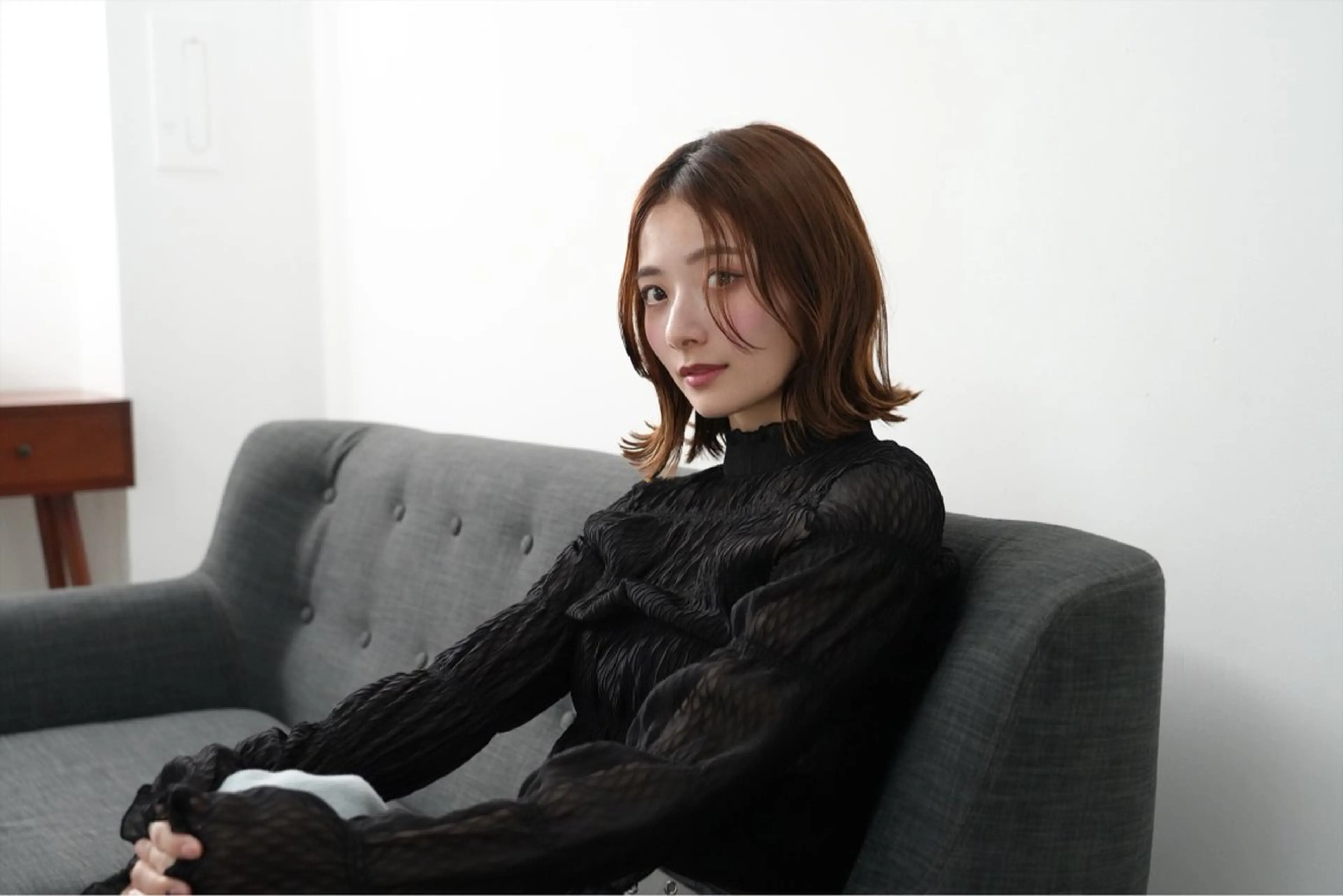 ミディアム ボブ 外ハネヘア カット 二宮 光広/似合わせカットのヘアスタイル