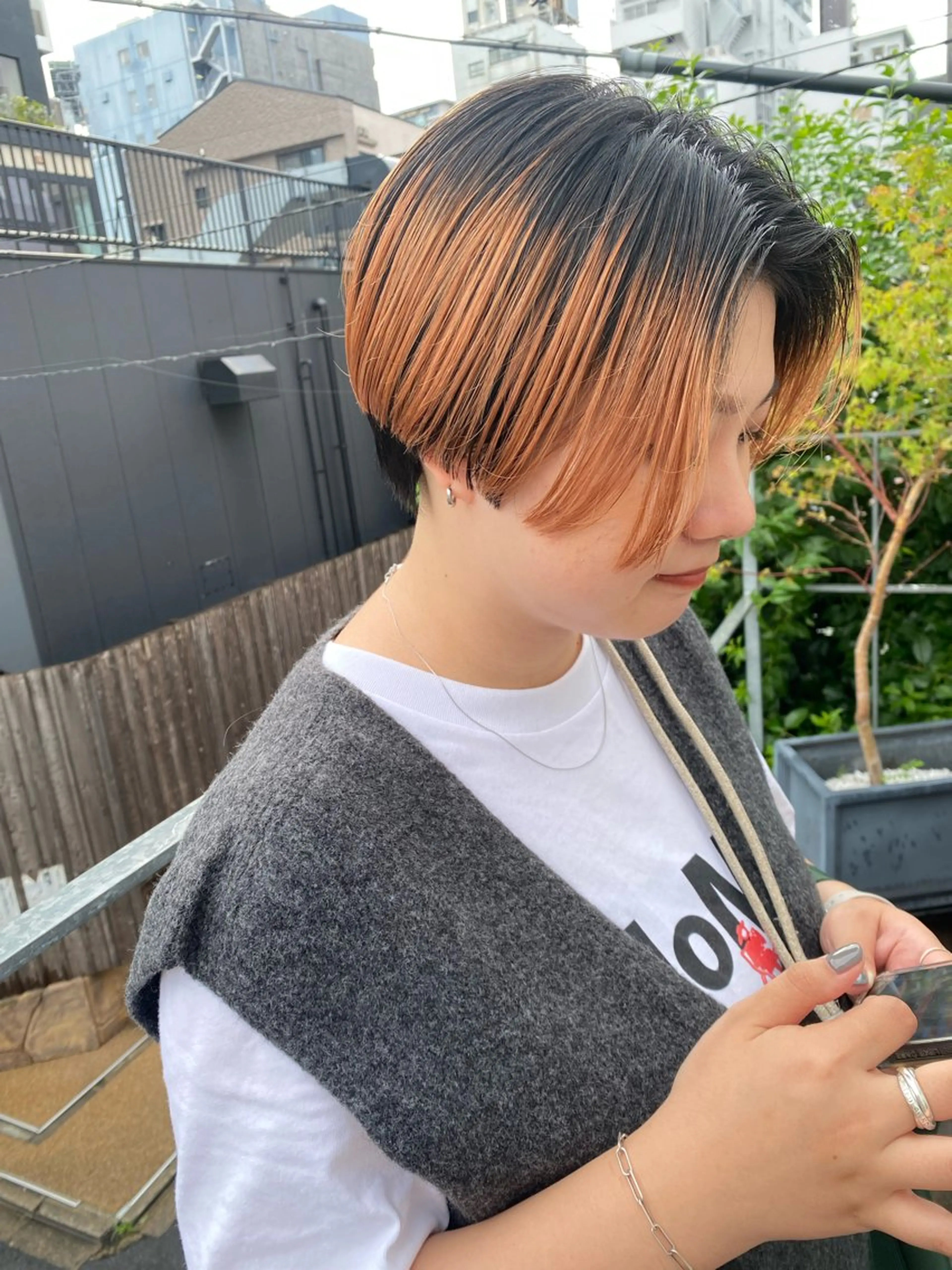 ショート ショートヘア カット ヘアカラー トリートメント 似合わせカット レイヤー/ボブのヘアスタイル