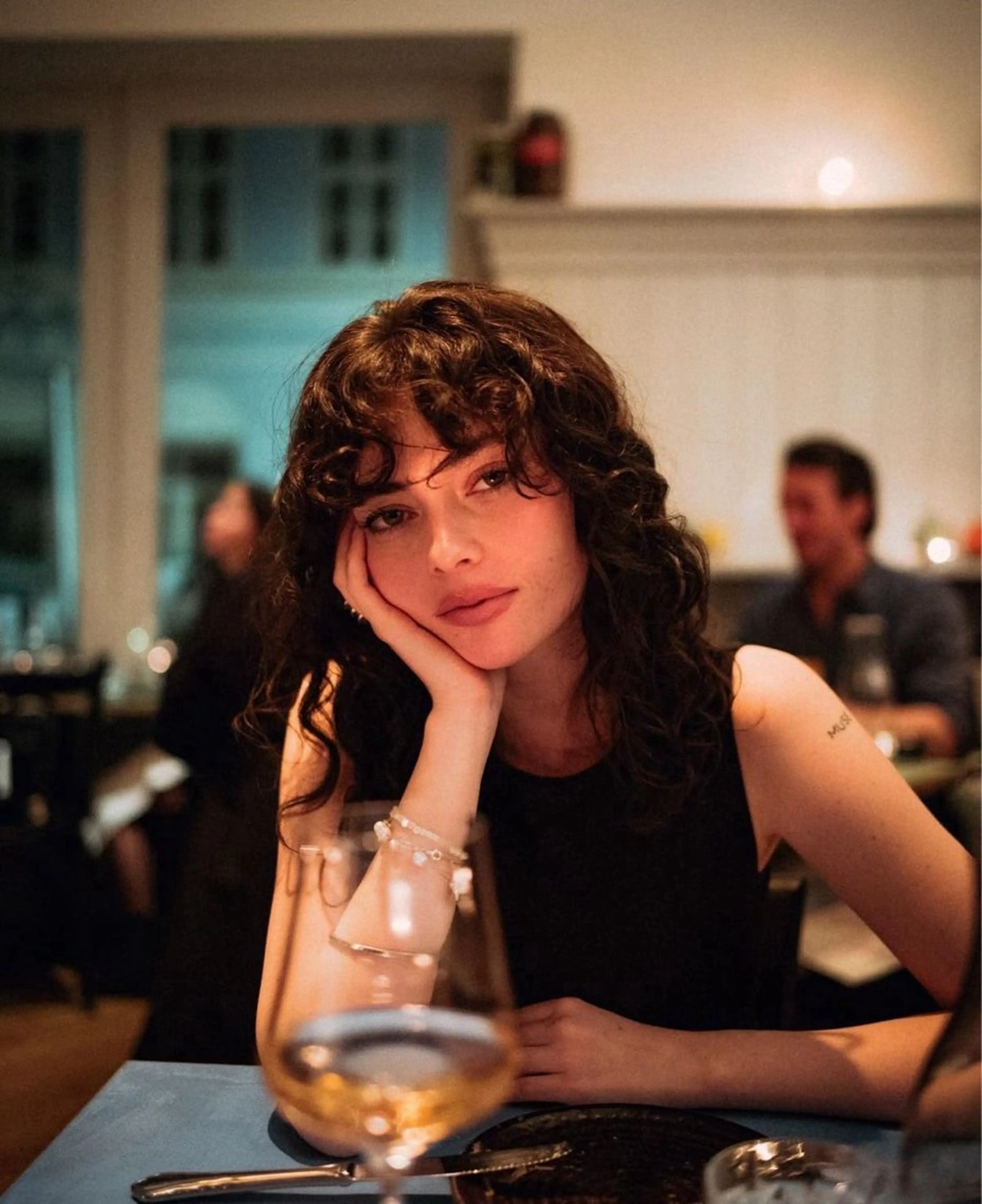 セミロング カット パーマ デジタルパーマ/ ウェーブパーマ/神野のヘアスタイル