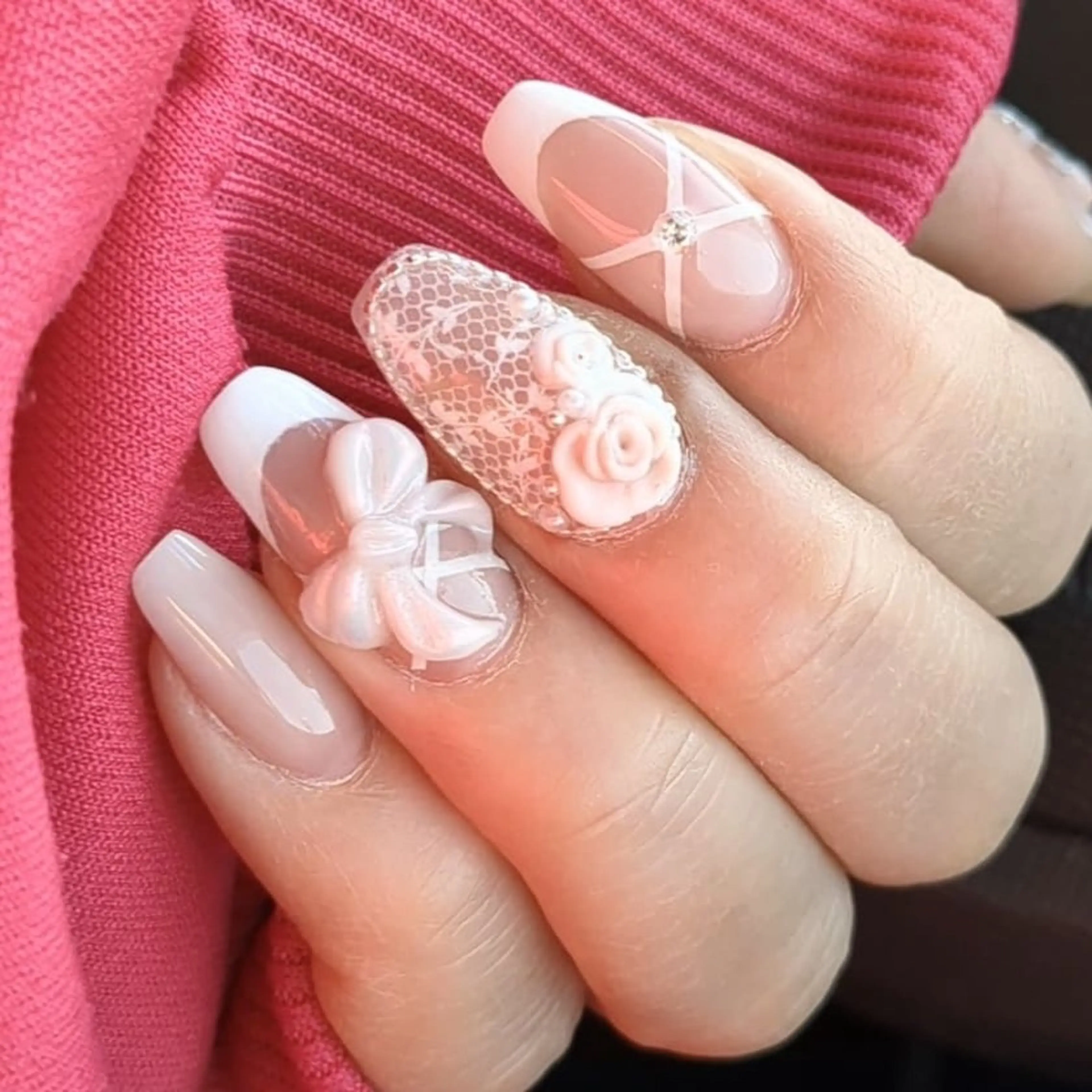 ネイル ブライダルネイル Pureru✨ 🌹yukoのネイルデザイン