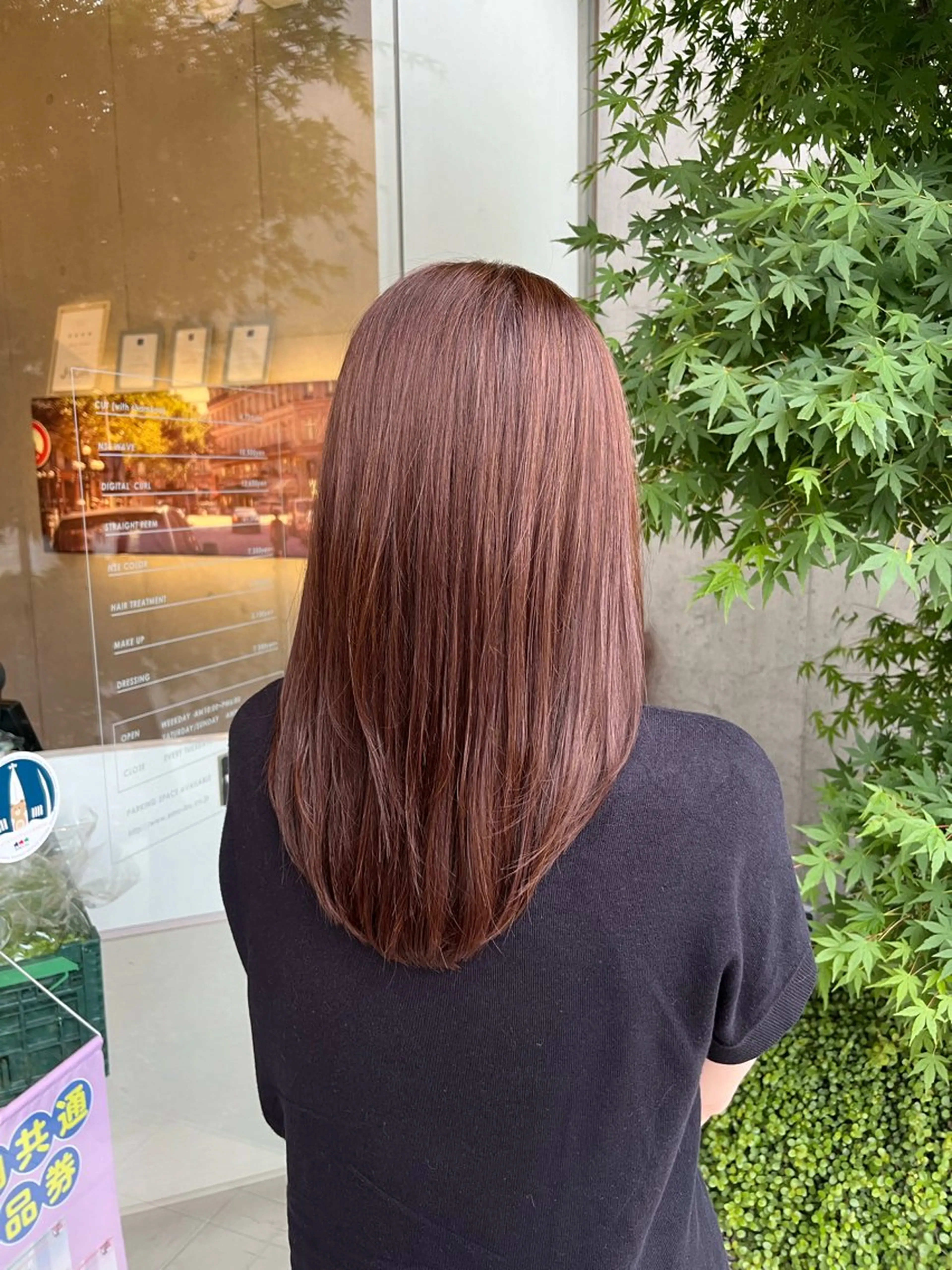 セミロング 遠藤 朱郁のヘアスタイル