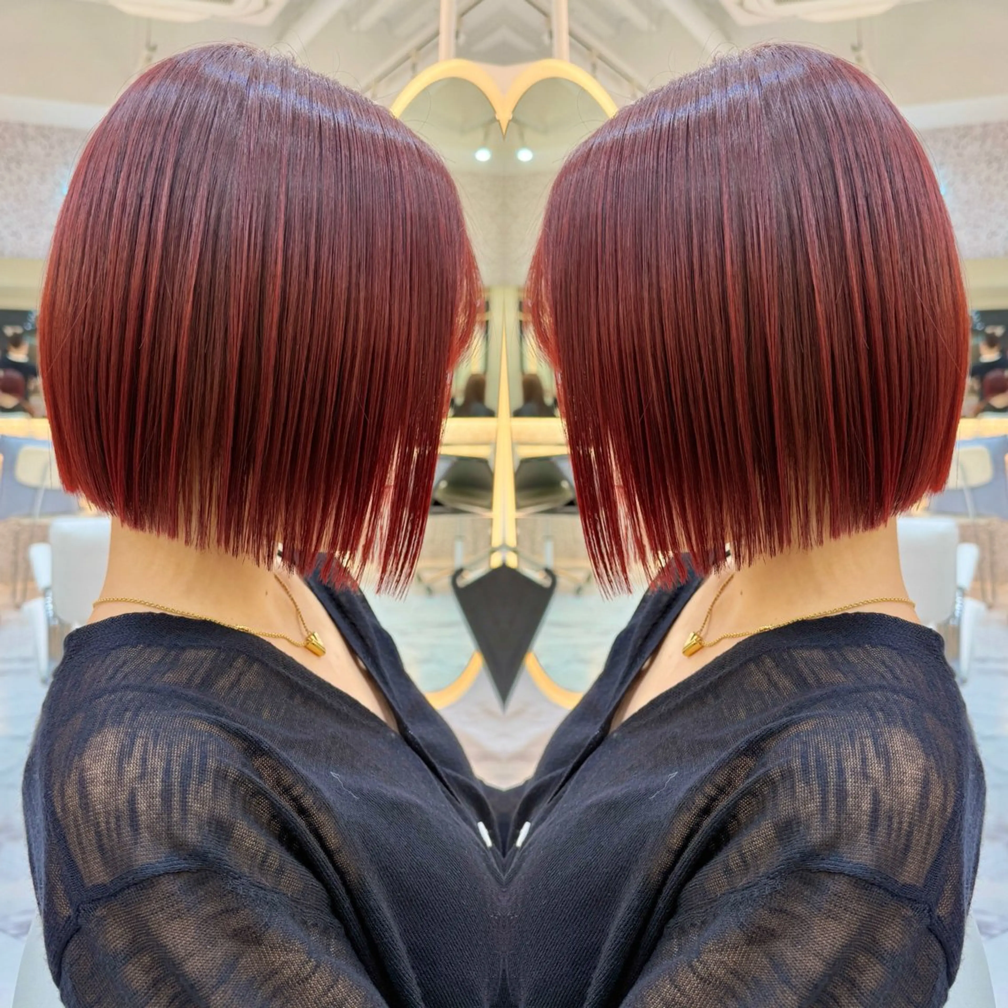 ショート ボブ/髪質改善/ ミディアム/浅川俊輝のヘアスタイル