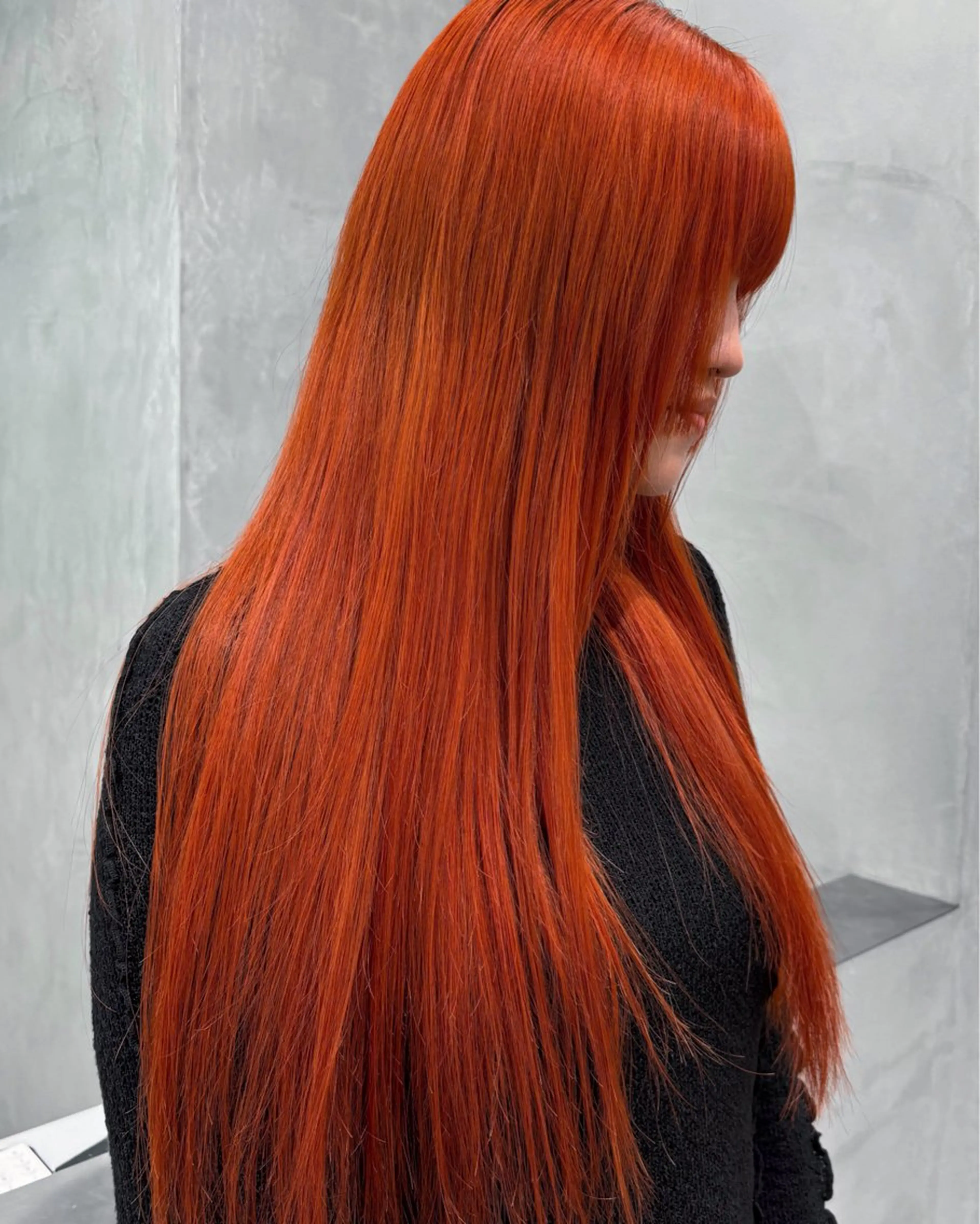 カラー オレンジ dot .tokyo color所属・中村 彩夏のヘアスタイル