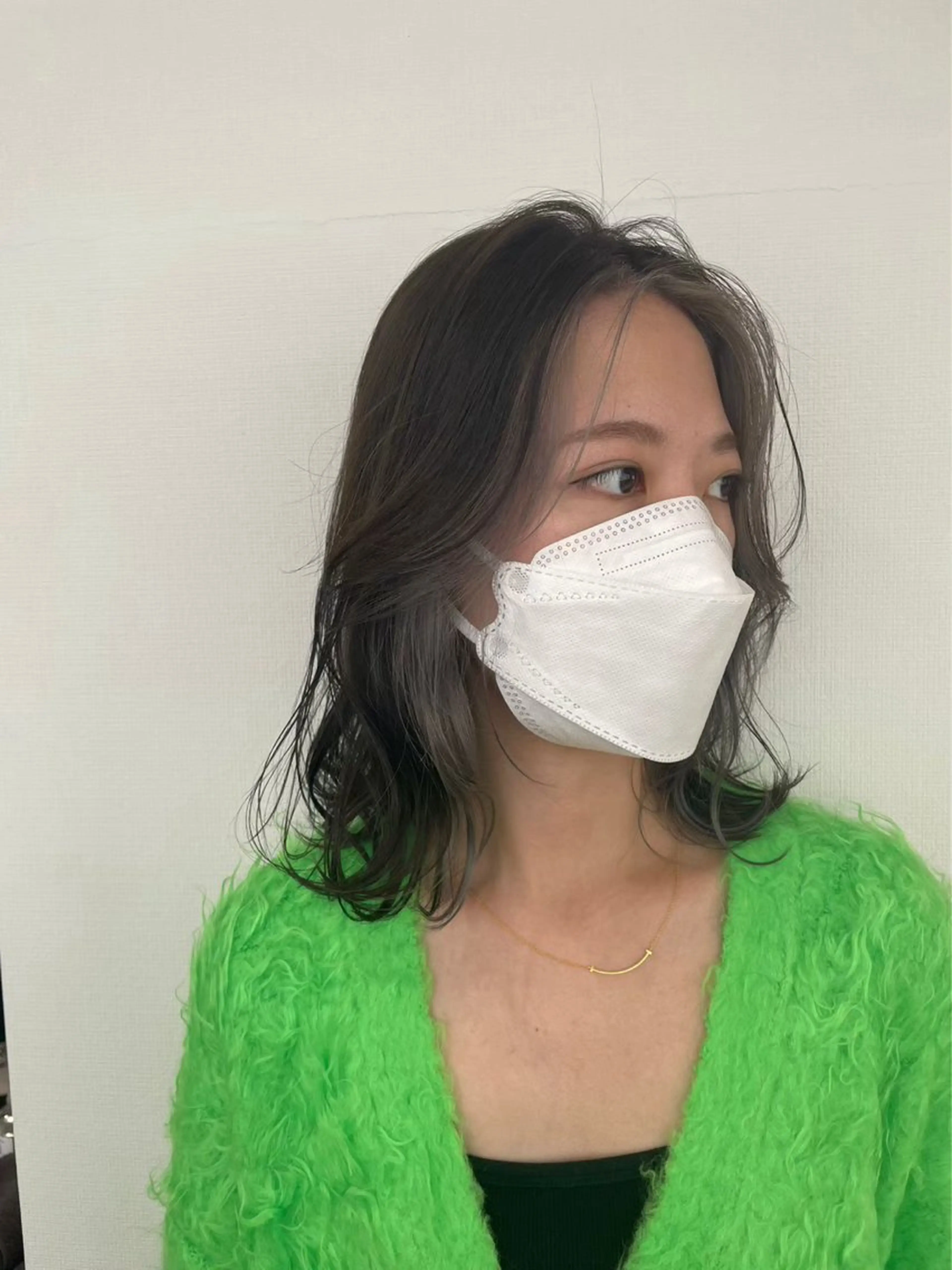 セミロング カラー ダブルカラー SHOEI 【nero】のヘアスタイル