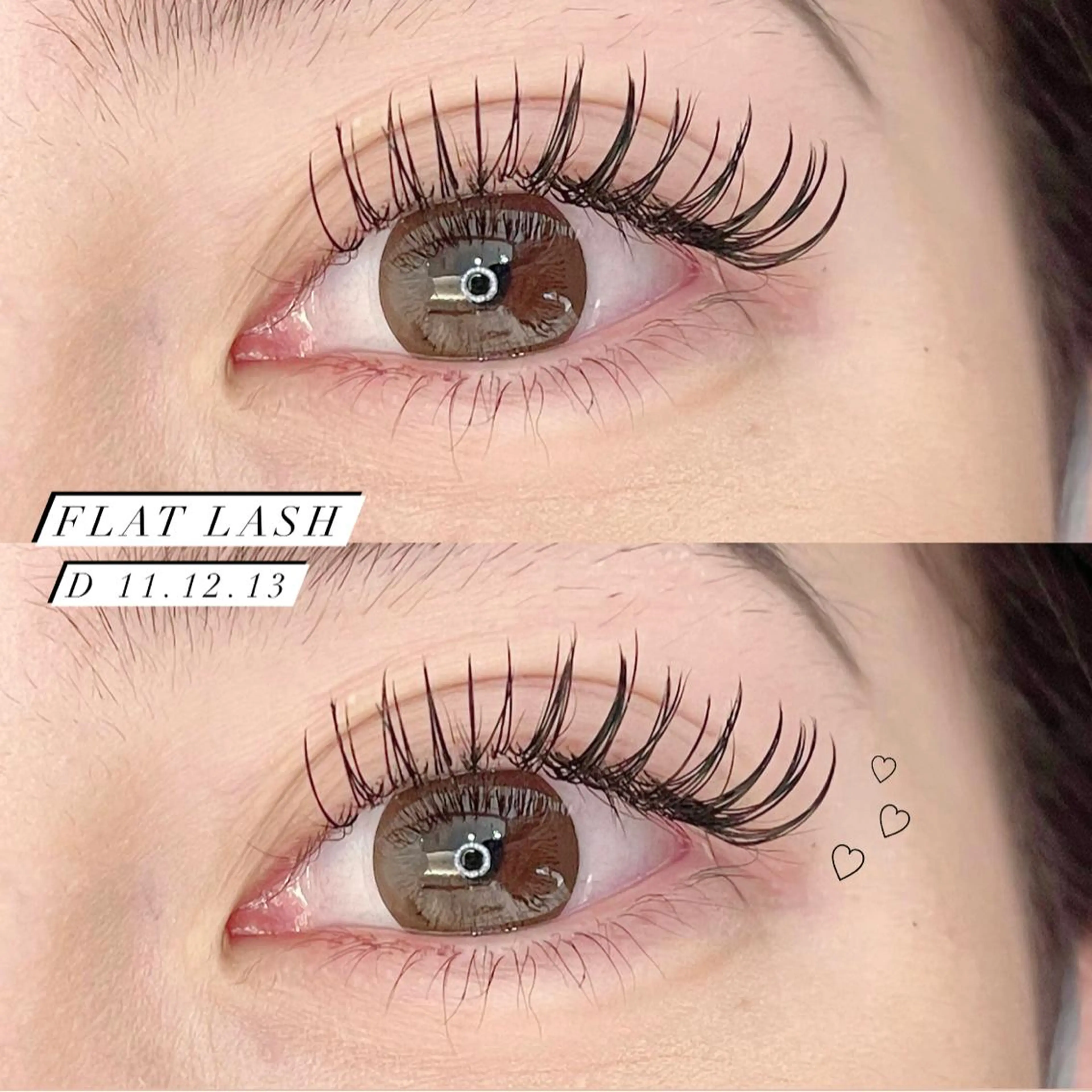 マツエク・マツパ フラットラッシュ taniuchi ramuのマツエク・マツパデザイン