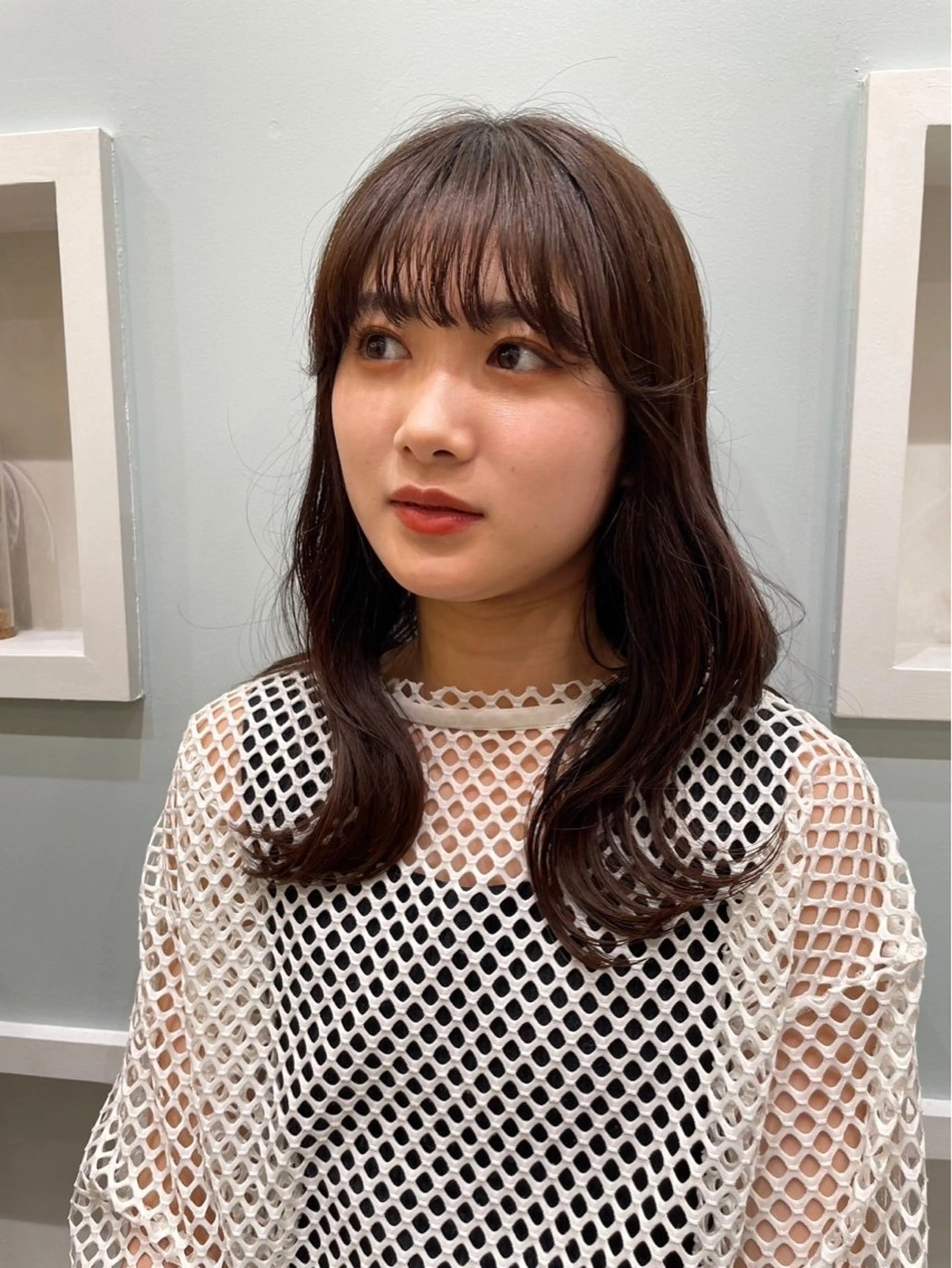 カラー ヘアカラー トリートメント Wカラー┆ブラウン ┆うる艶┆ゆうはのヘアスタイル