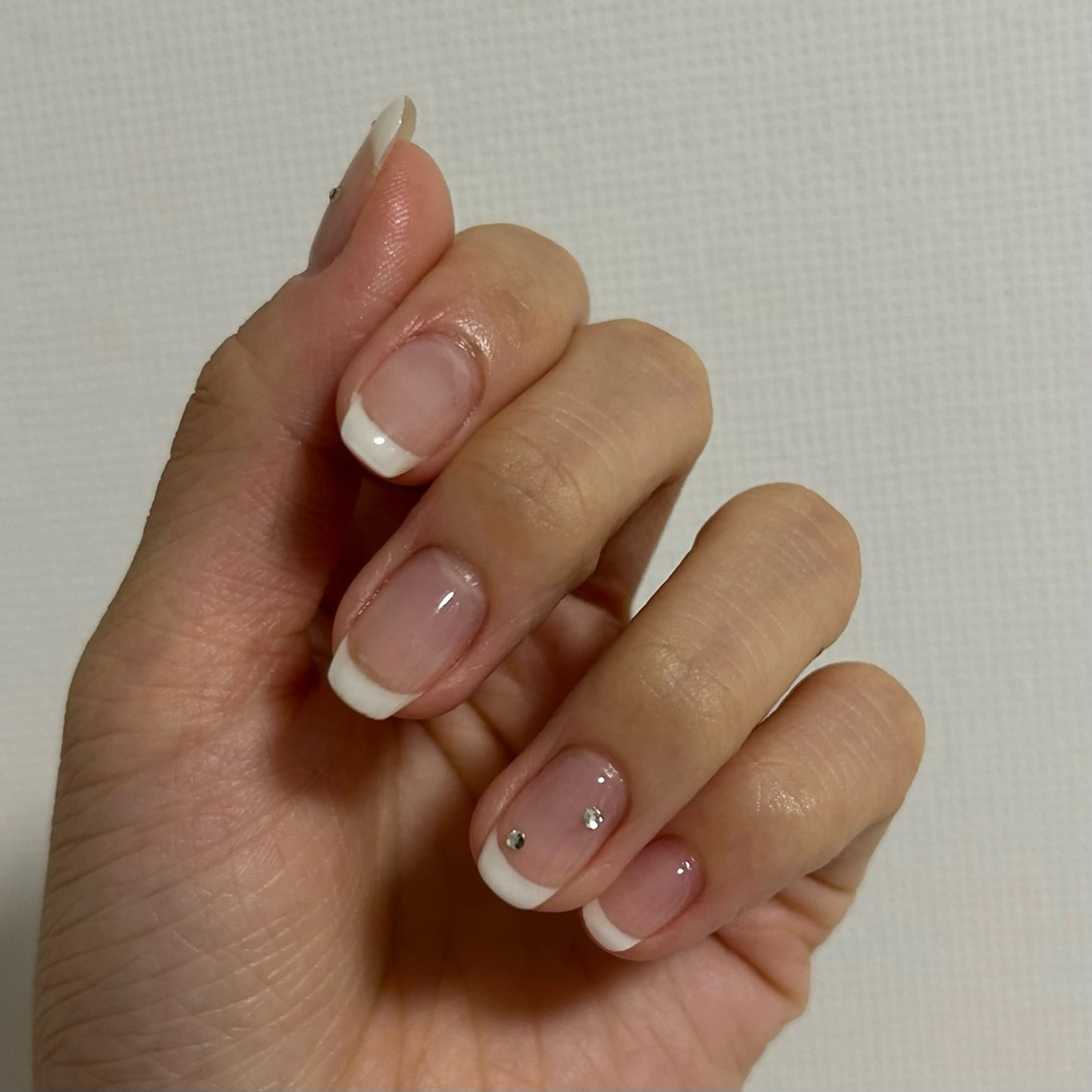 🩵クリアベースフレンチの写真