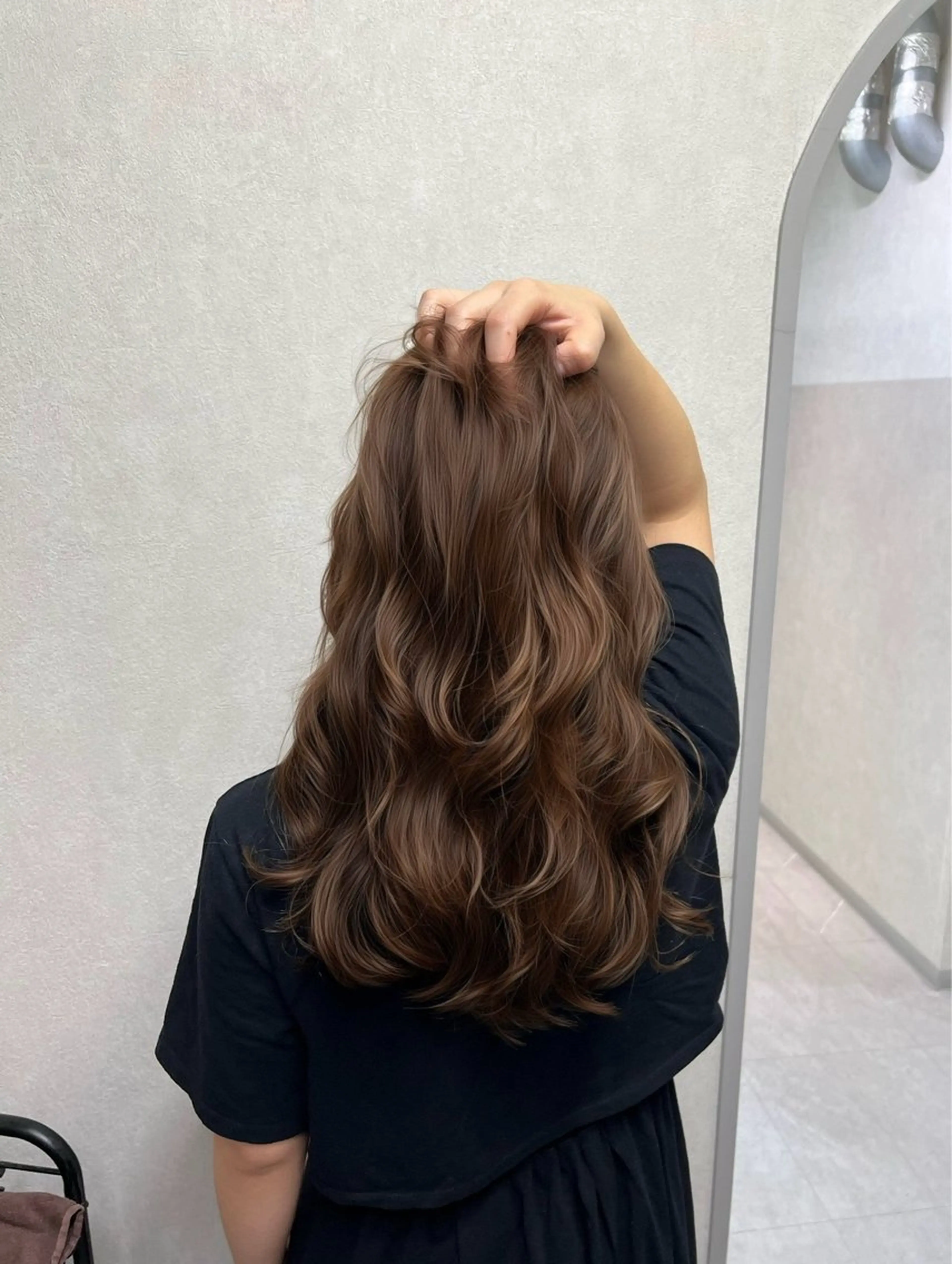 セミロング パーマ カット パーマ 高橋 竜也のヘアスタイル