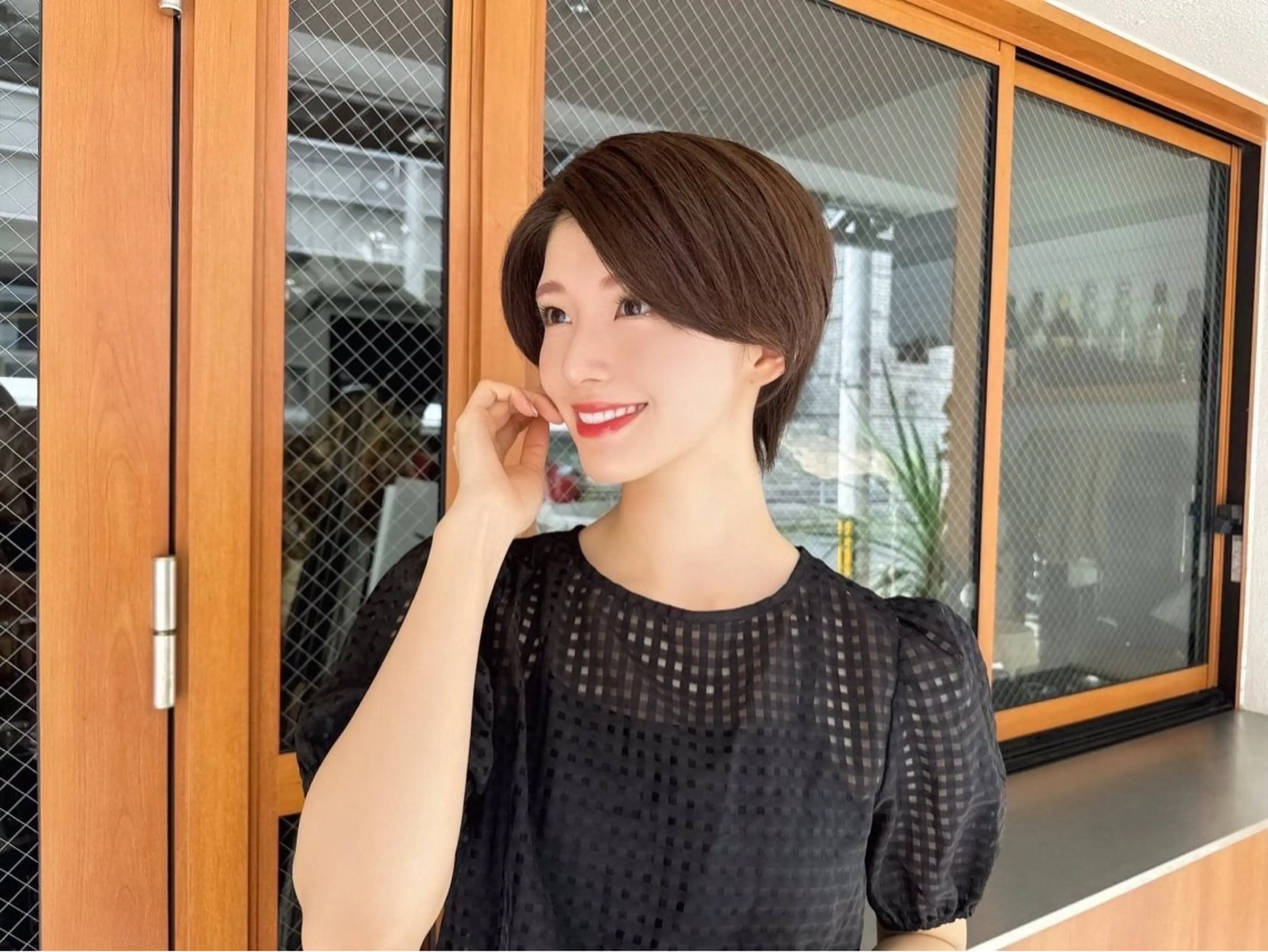 骨格デザインカット&ブローの写真