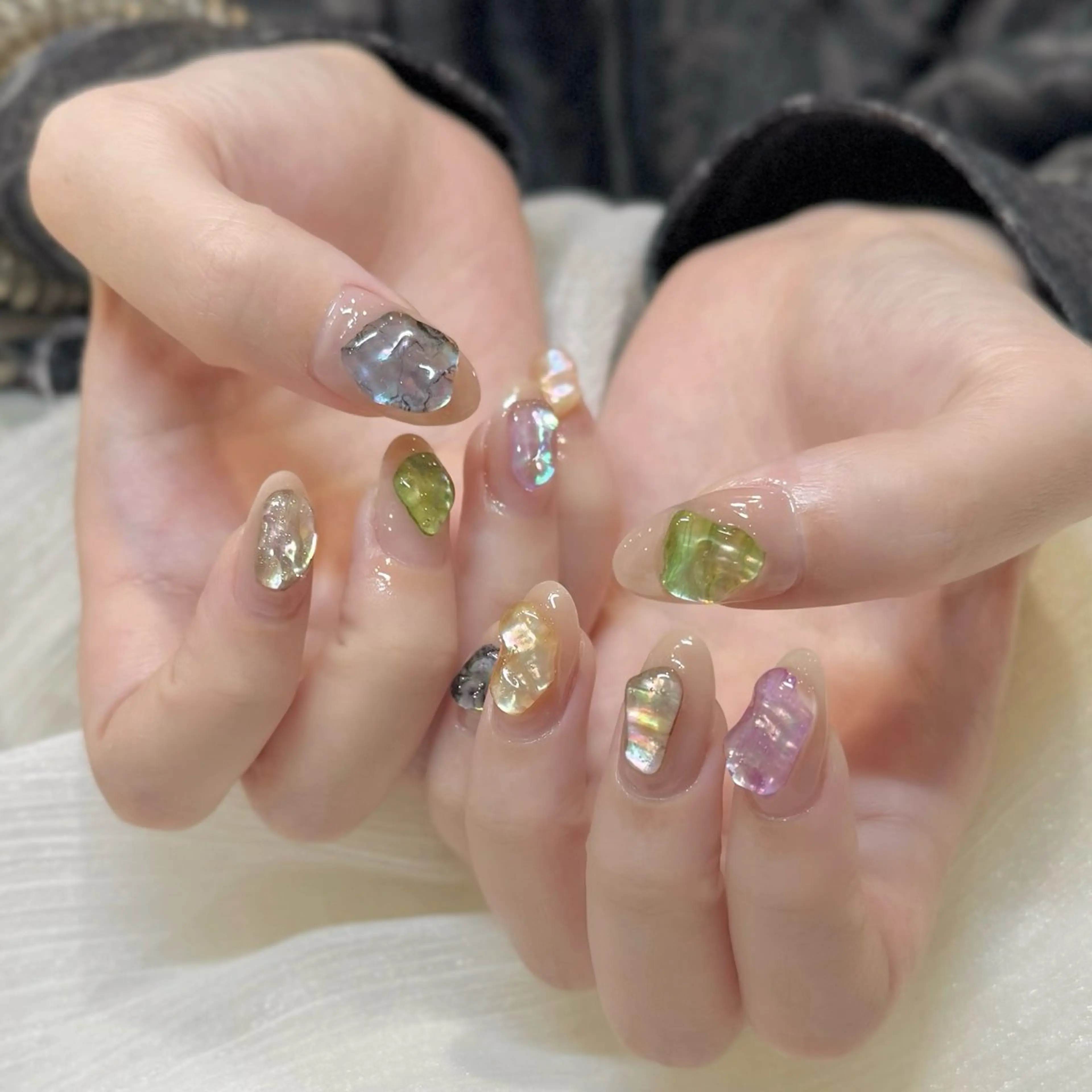 ネイル ハンドネイル 新井 ひなののネイルデザイン