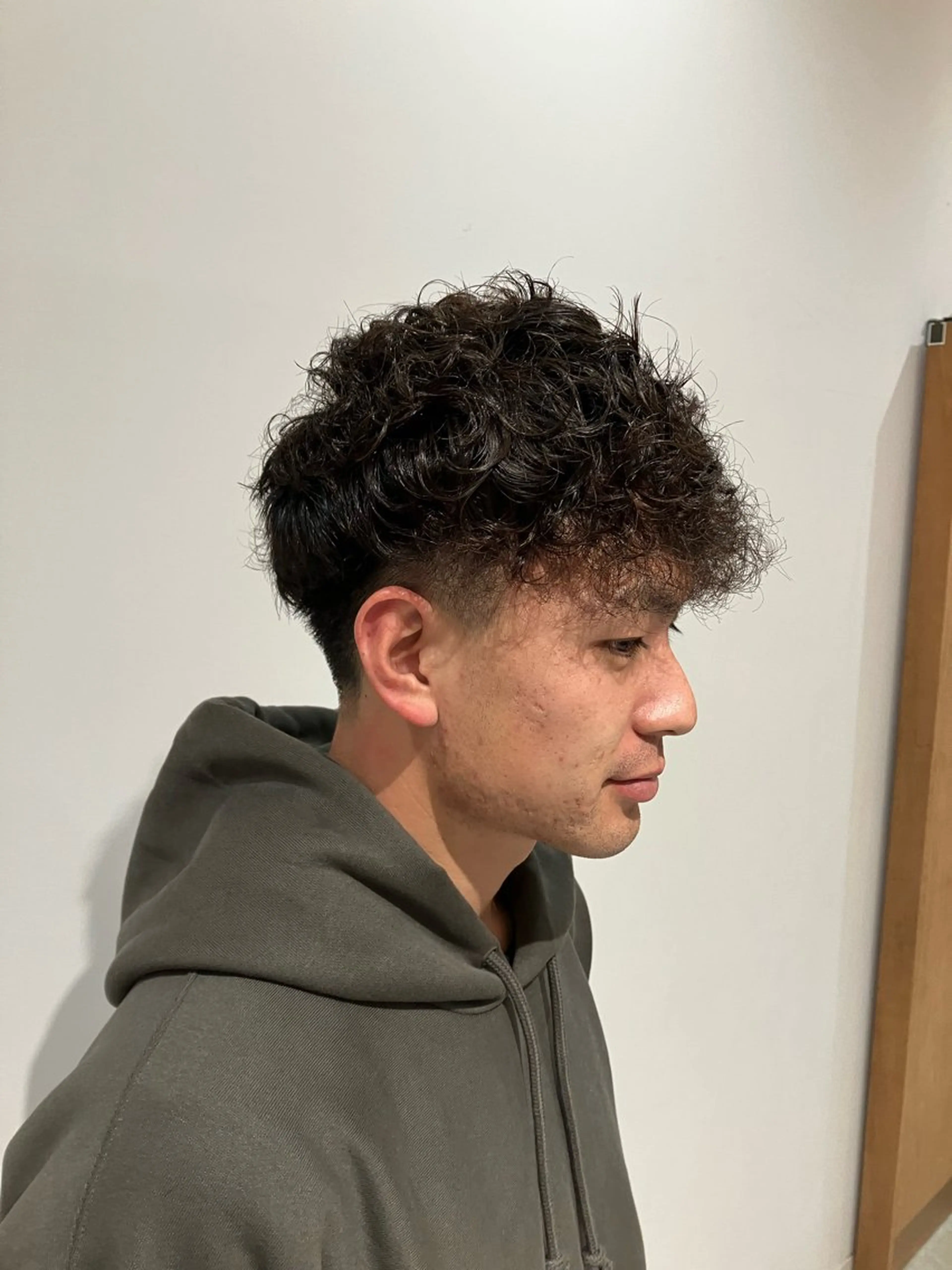 ショート パーマ メンズ メンズパーマ カット パーマ 佐藤 悠生 メンズパーマ.カットのヘアスタイル