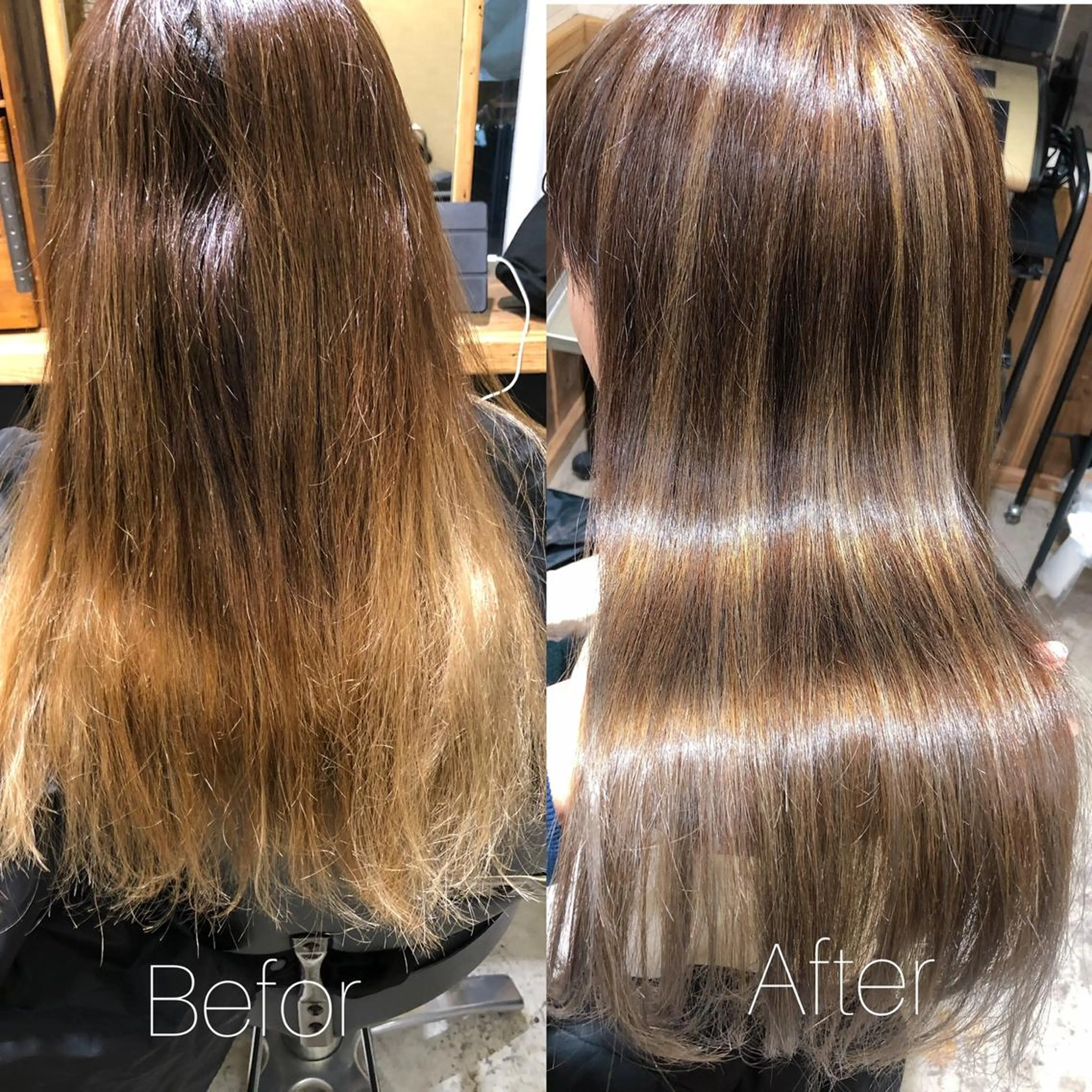 ロング カラー バレイヤージュ ブリーチ グラデーションカラー ハイライトカラー ハイライト カット ヘアカラー 舘野 太嘉宏のヘアスタイル