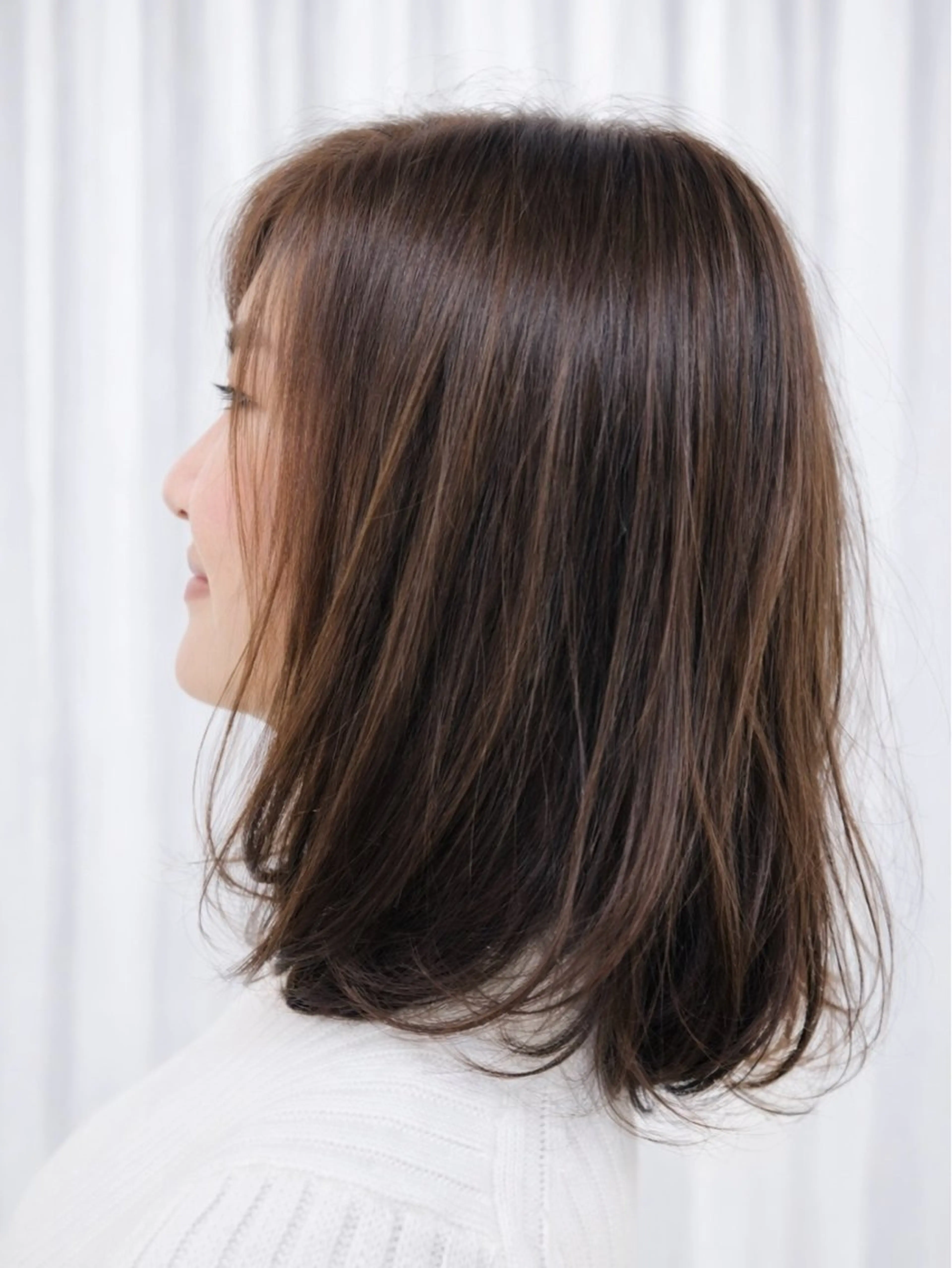 ミディアム カラー ボブ 中原由貴 /WILLOW京橋のヘアスタイル