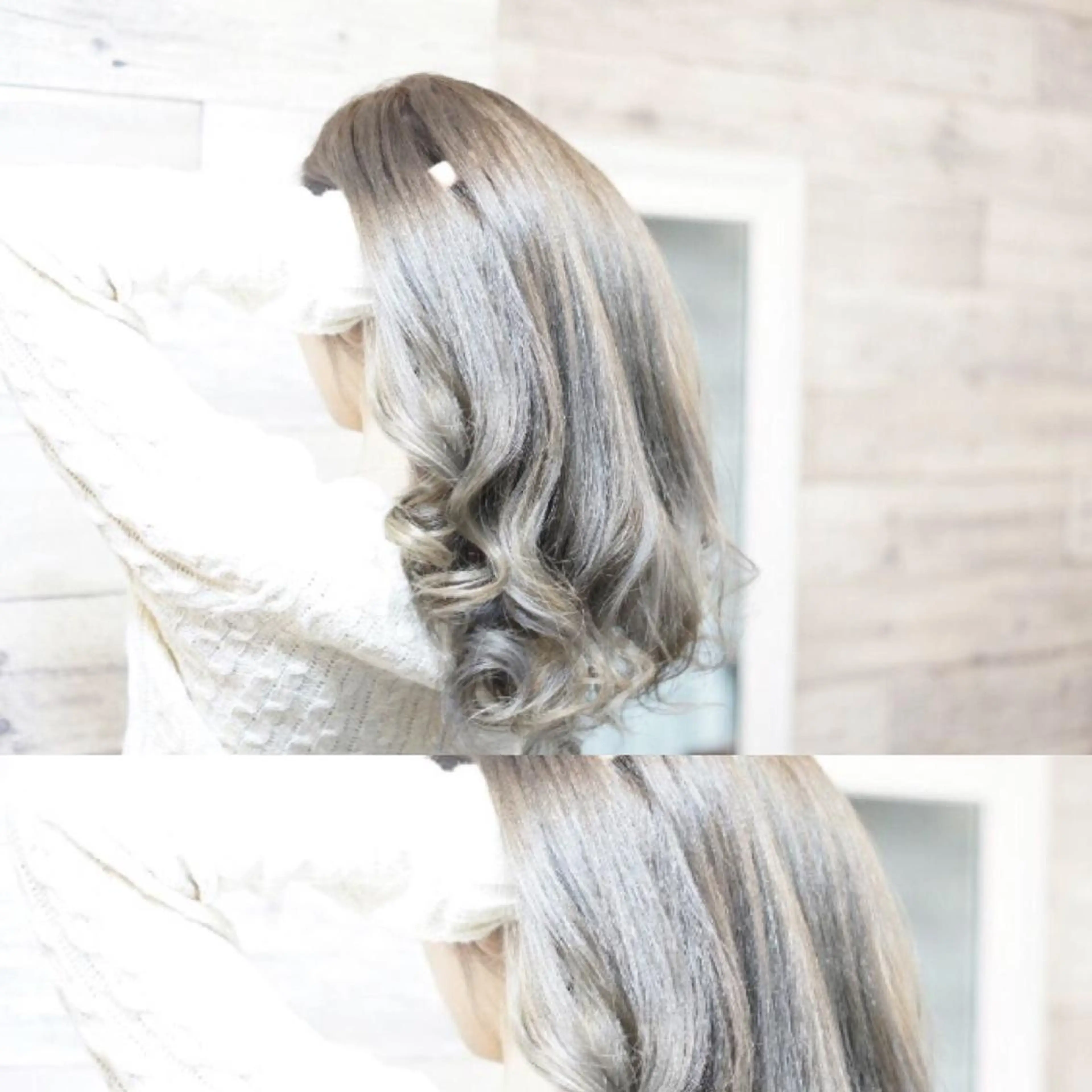 セミロング カラー ヘアアレンジ 韓国髪/ﾚｲﾔｰ ｶｯﾄ/大嶽謙のヘアスタイル