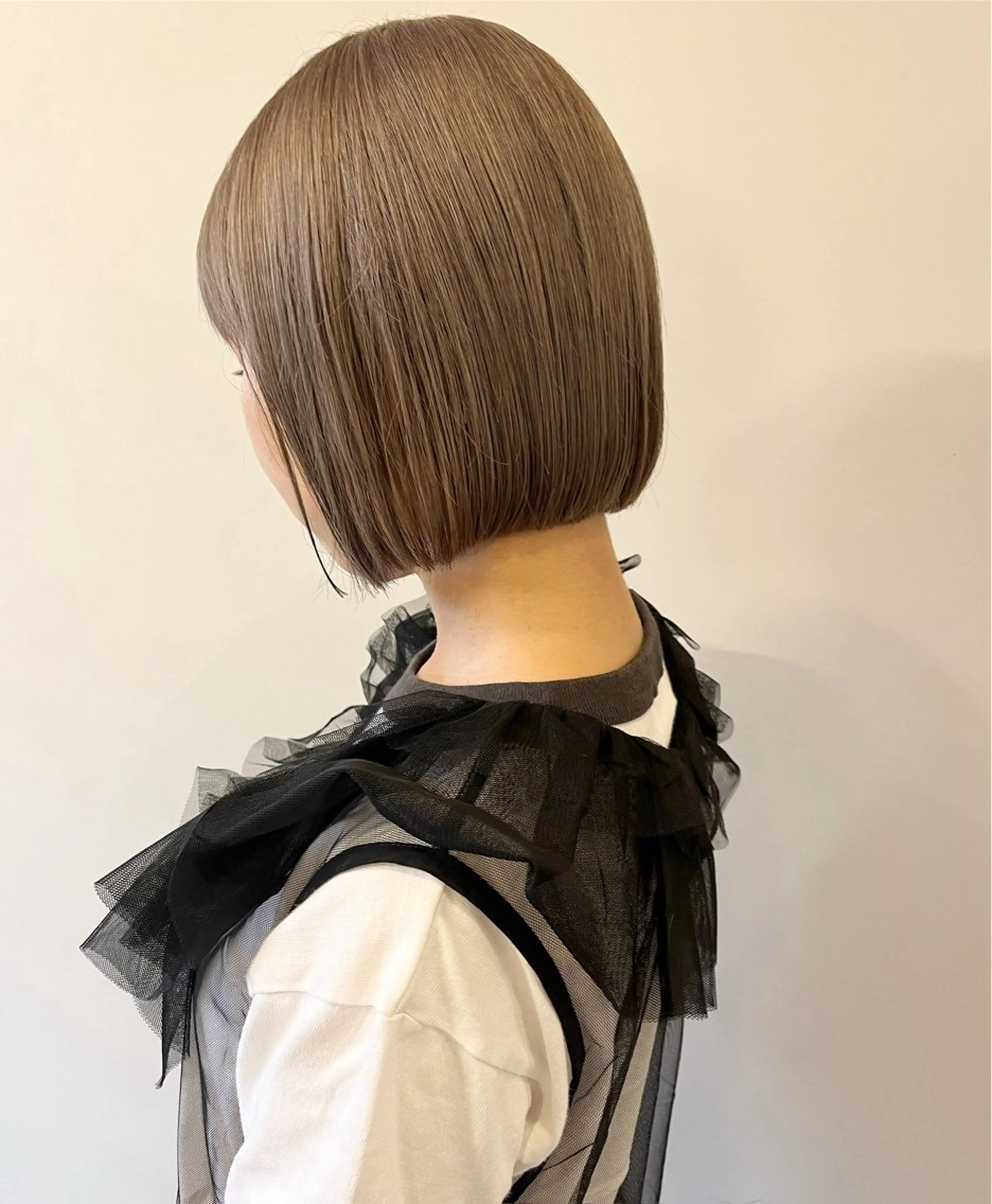 ショート カラー カット ヘアカラー トリートメント 🌼タッセルボブ/シ ョートmoeka🌼のヘアスタイル