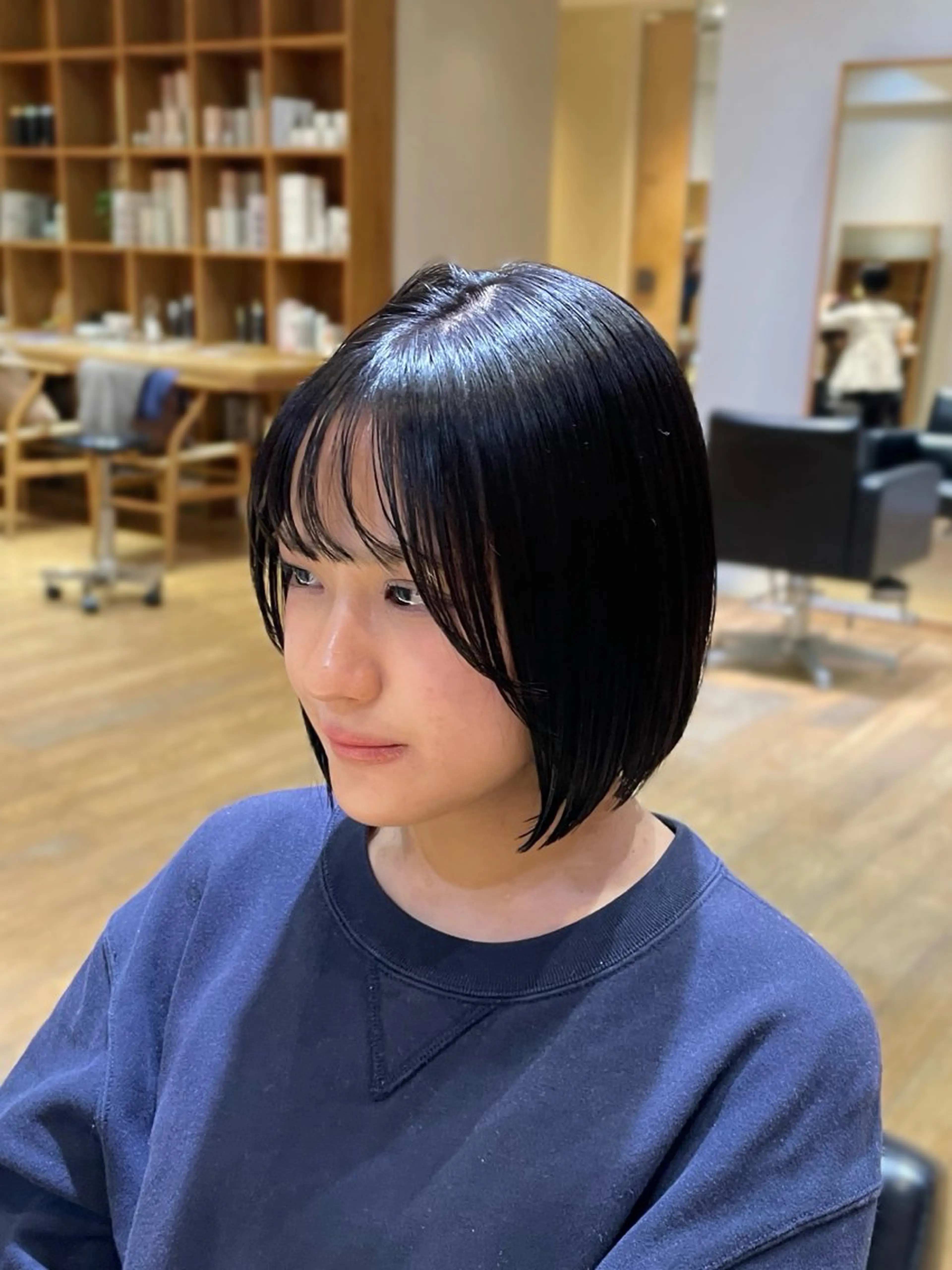 ショート カラー パーマ 縮毛矯正 カット ヘアカラー 縮毛矯正 縮毛矯正/レイヤー 🌙児玉光瑠のヘアスタイル