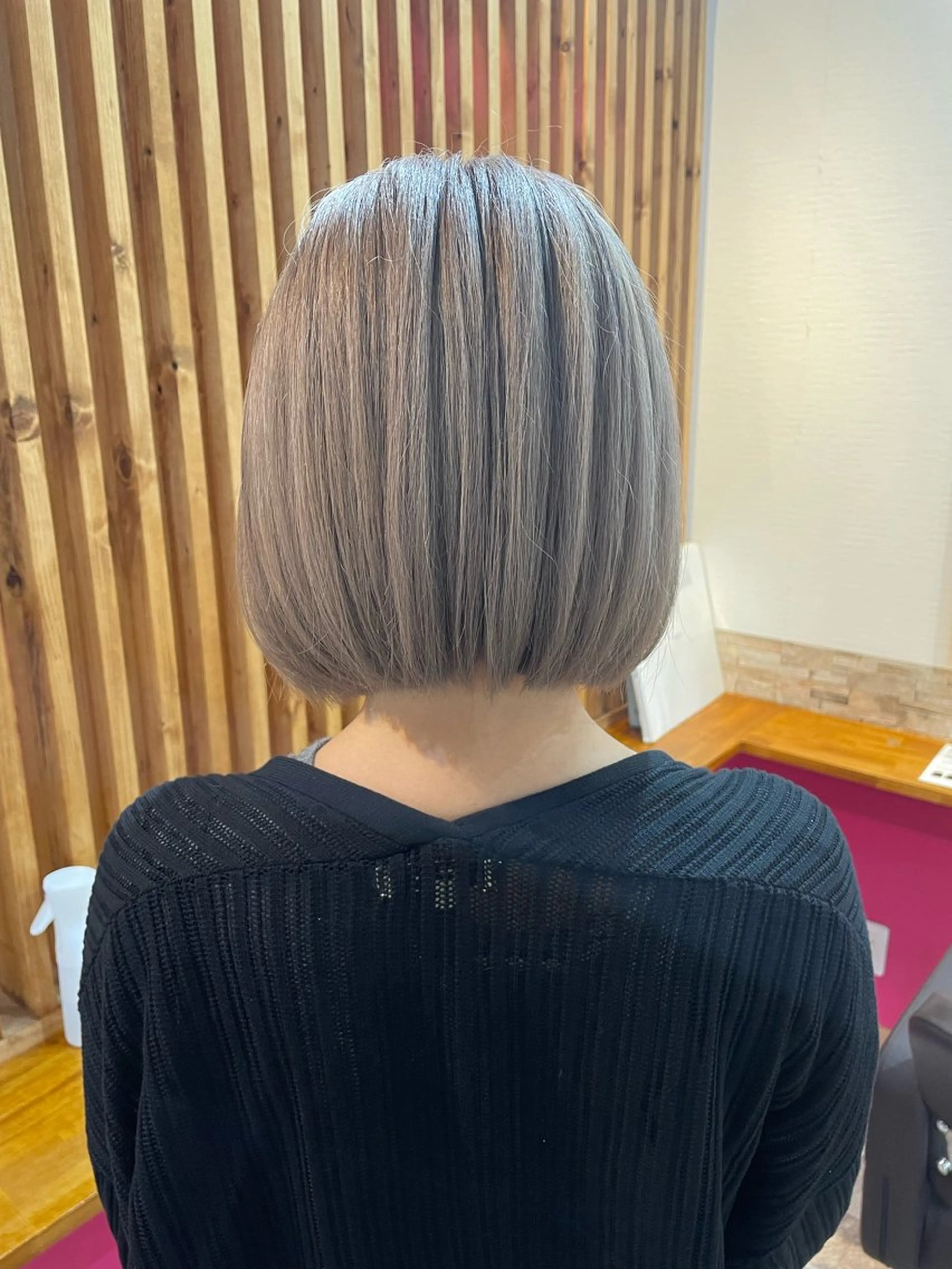 ミディアム カラー ベージュカラー カット ヘアカラー YUI/ ブリーチカラー🌷のヘアスタイル