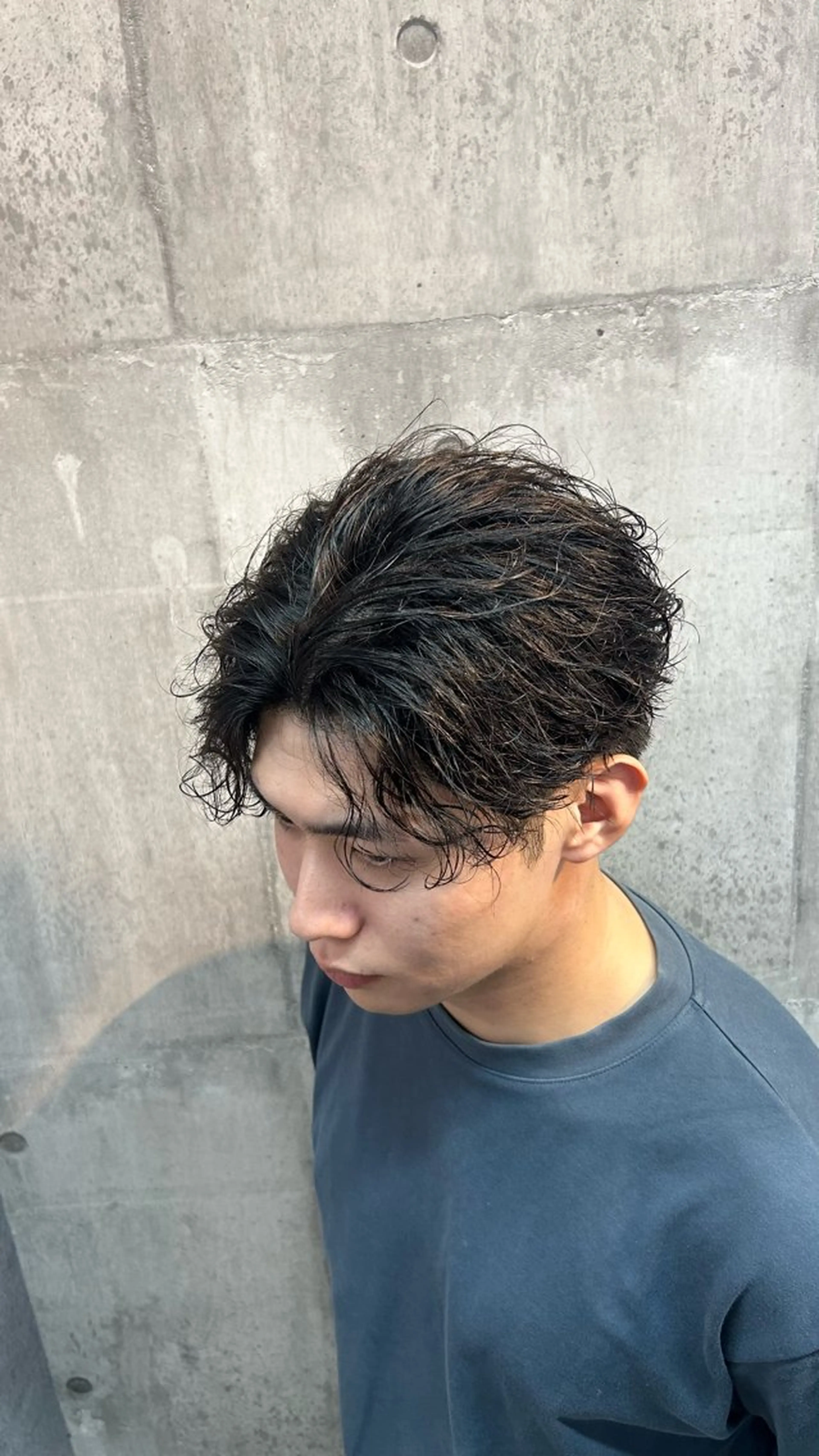 ミディアム カット 👑パーマの王様👑 【メンズ専門店】のヘアスタイル