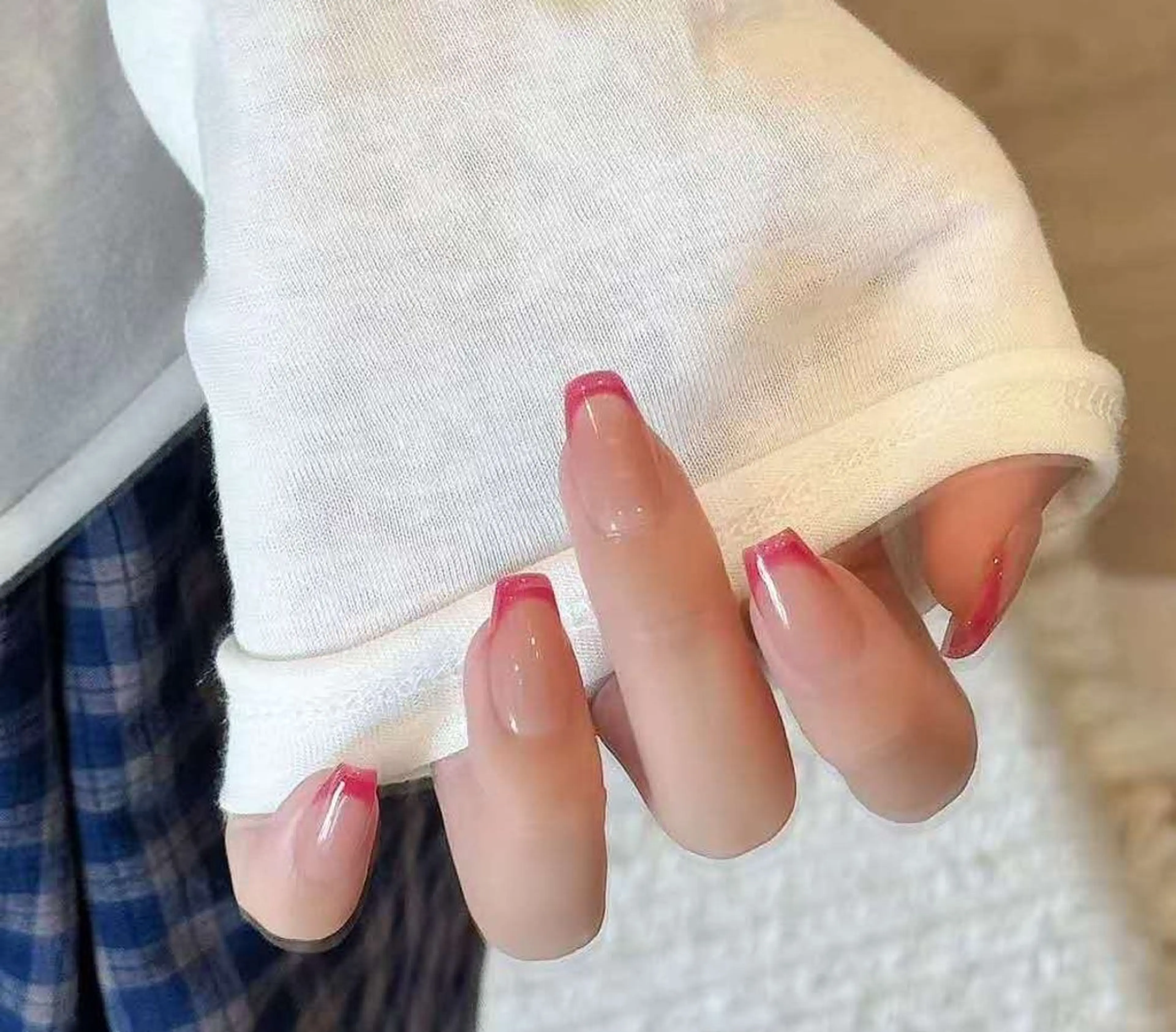 ネイル オーロラネイル フラワーネイル フットネイル フレンチネイル ジェルネイル ハンドネイル BabyYouMi ねねのネイルデザイン