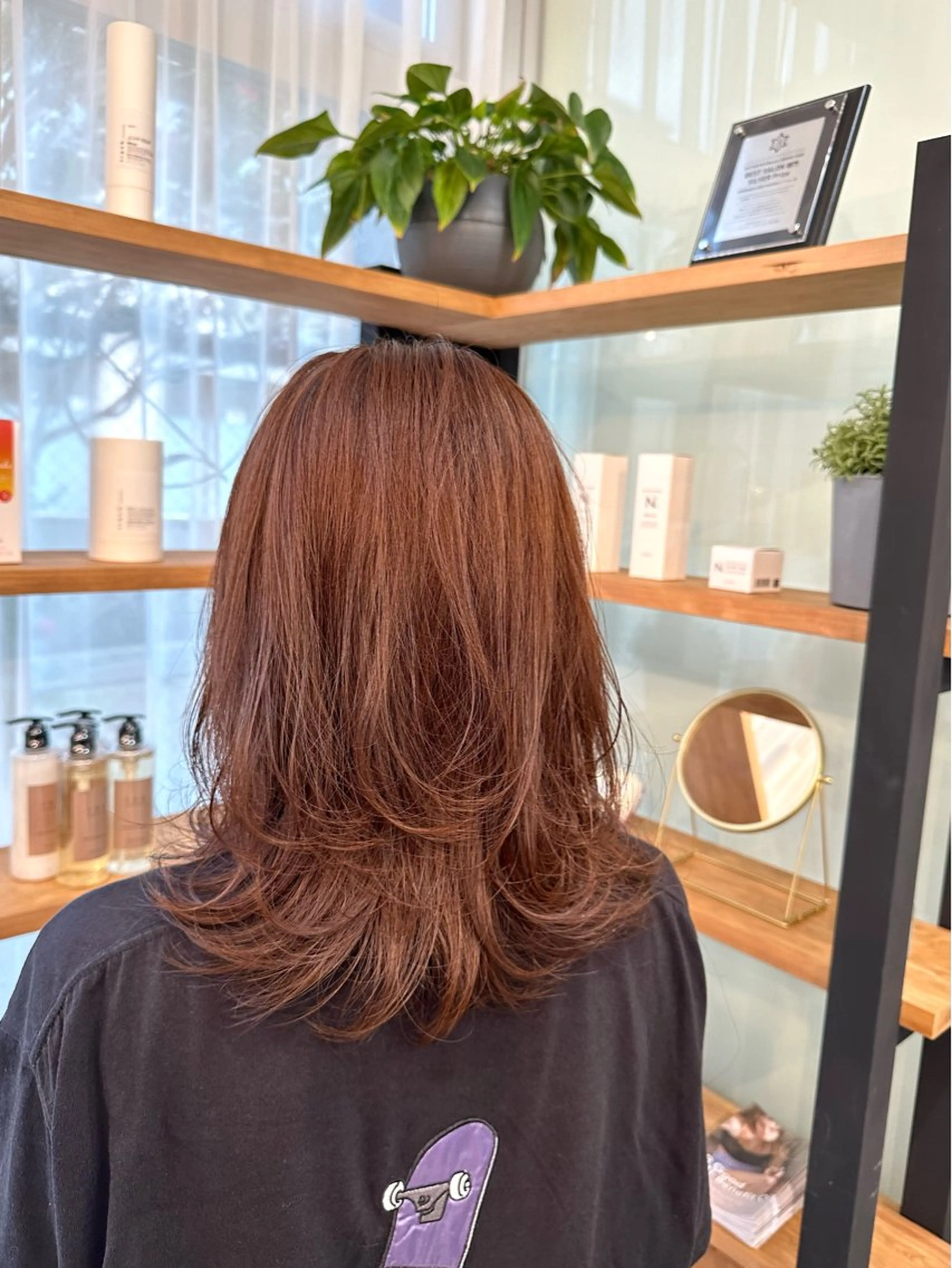 ミディアム レイヤーカット 鈴木 雅人のヘアスタイル